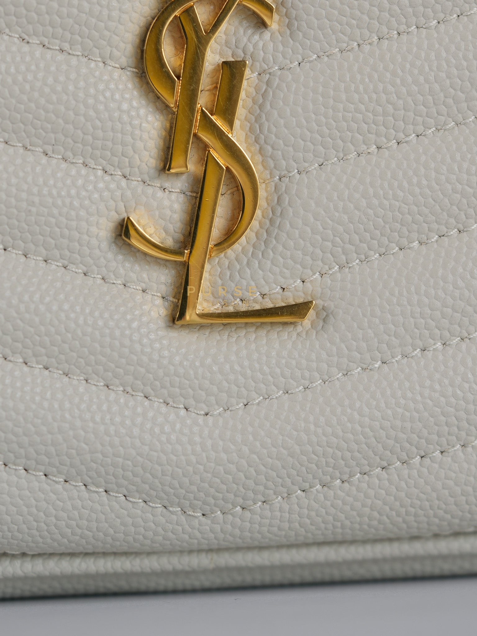 Mini Lou Camera Bag in Crema Soft Quilted Leather & Gold Hardware | Purse Maison Luxury Bags Shop