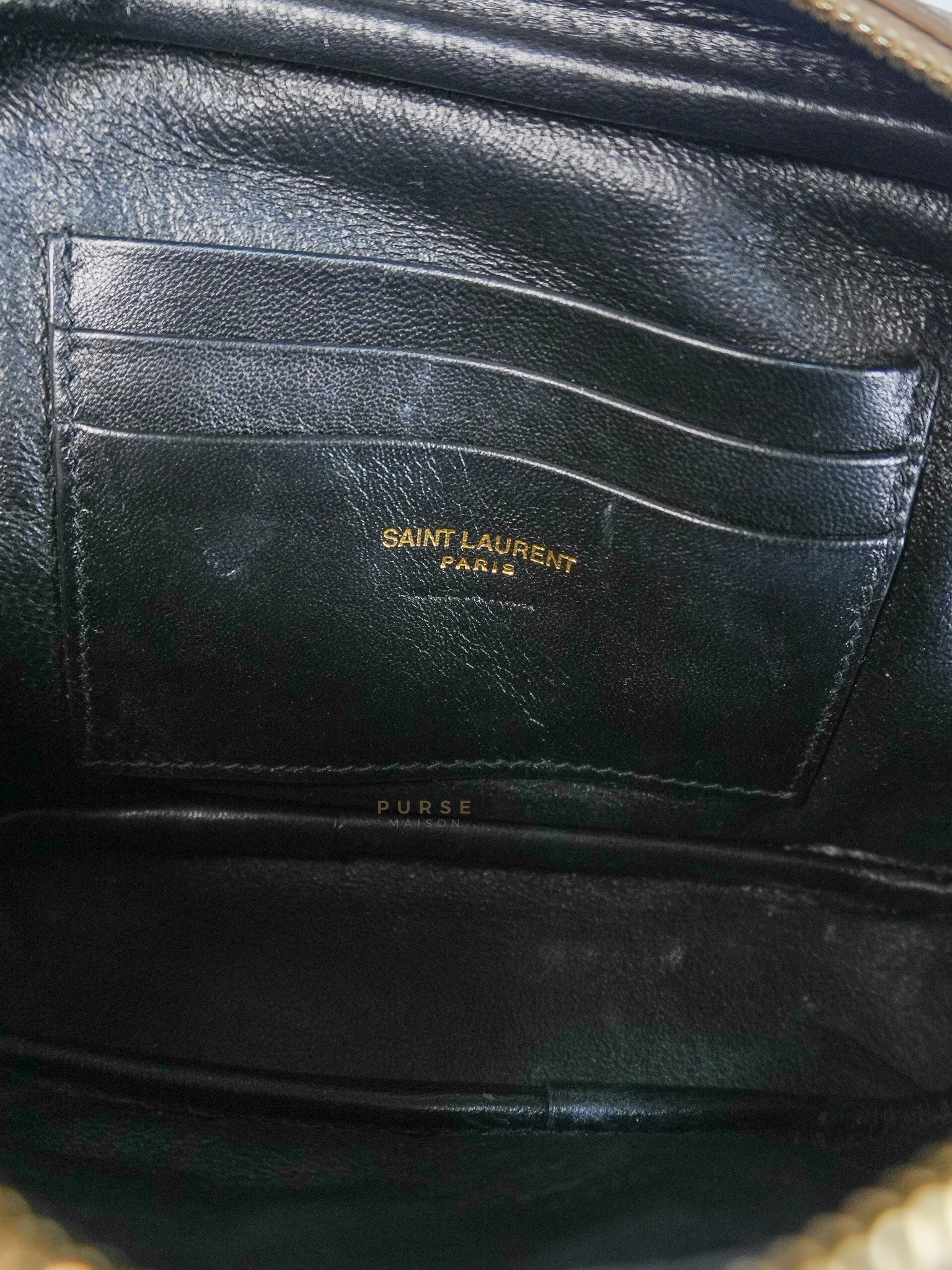 Mini Lou Camera Bag in Grain De Poudre Matelasse Monogram Leather | Purse Maison Luxury Bags Shop