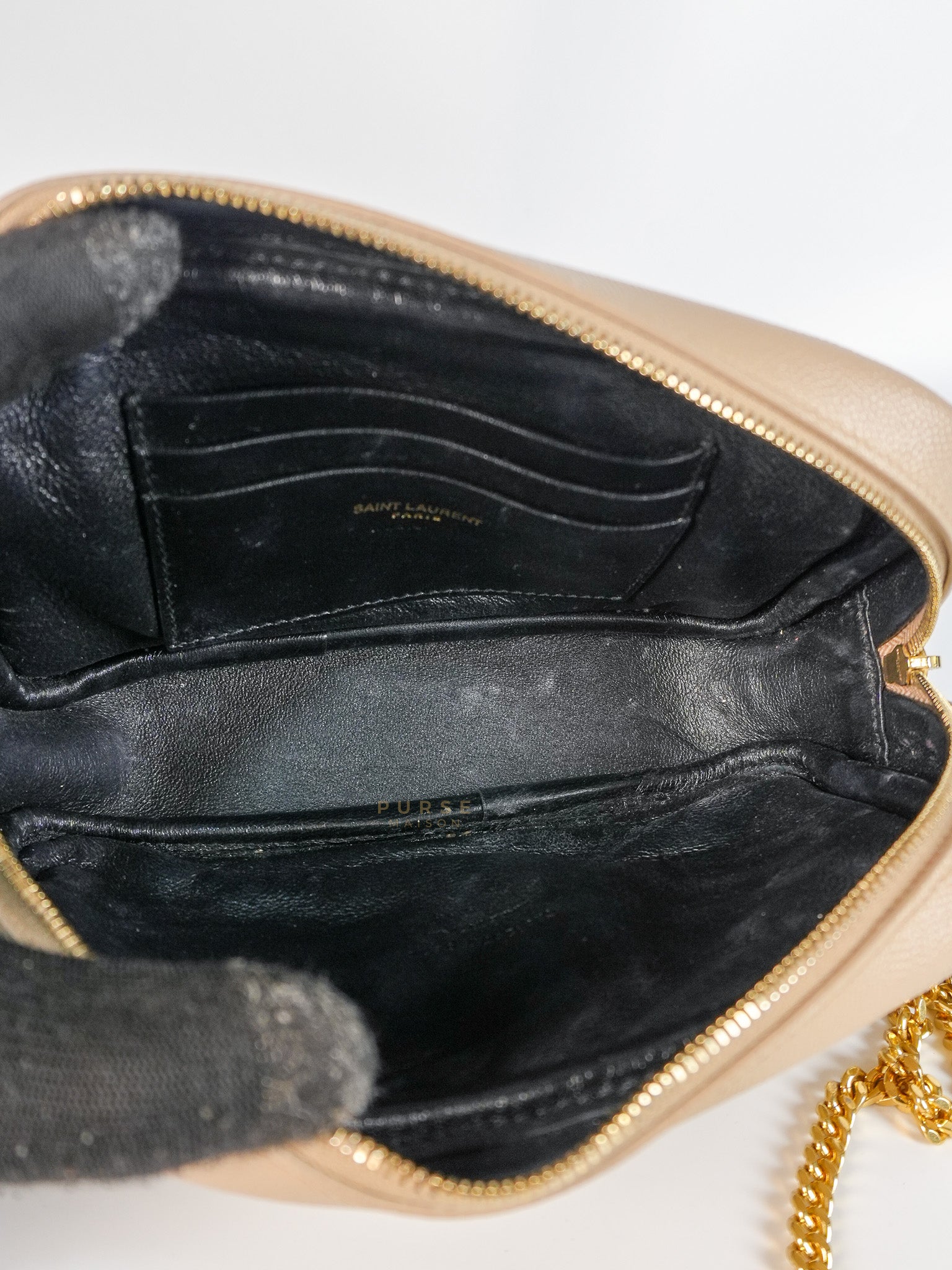 Mini Lou Camera Bag in Grain De Poudre Matelasse Monogram Leather | Purse Maison Luxury Bags Shop