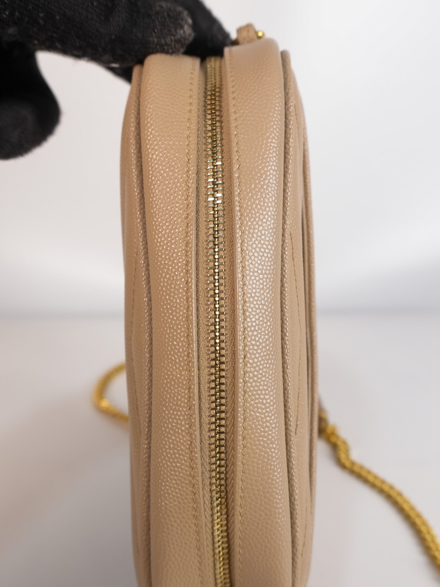 Mini Lou Camera Bag in Grain De Poudre Matelasse Monogram Leather | Purse Maison Luxury Bags Shop