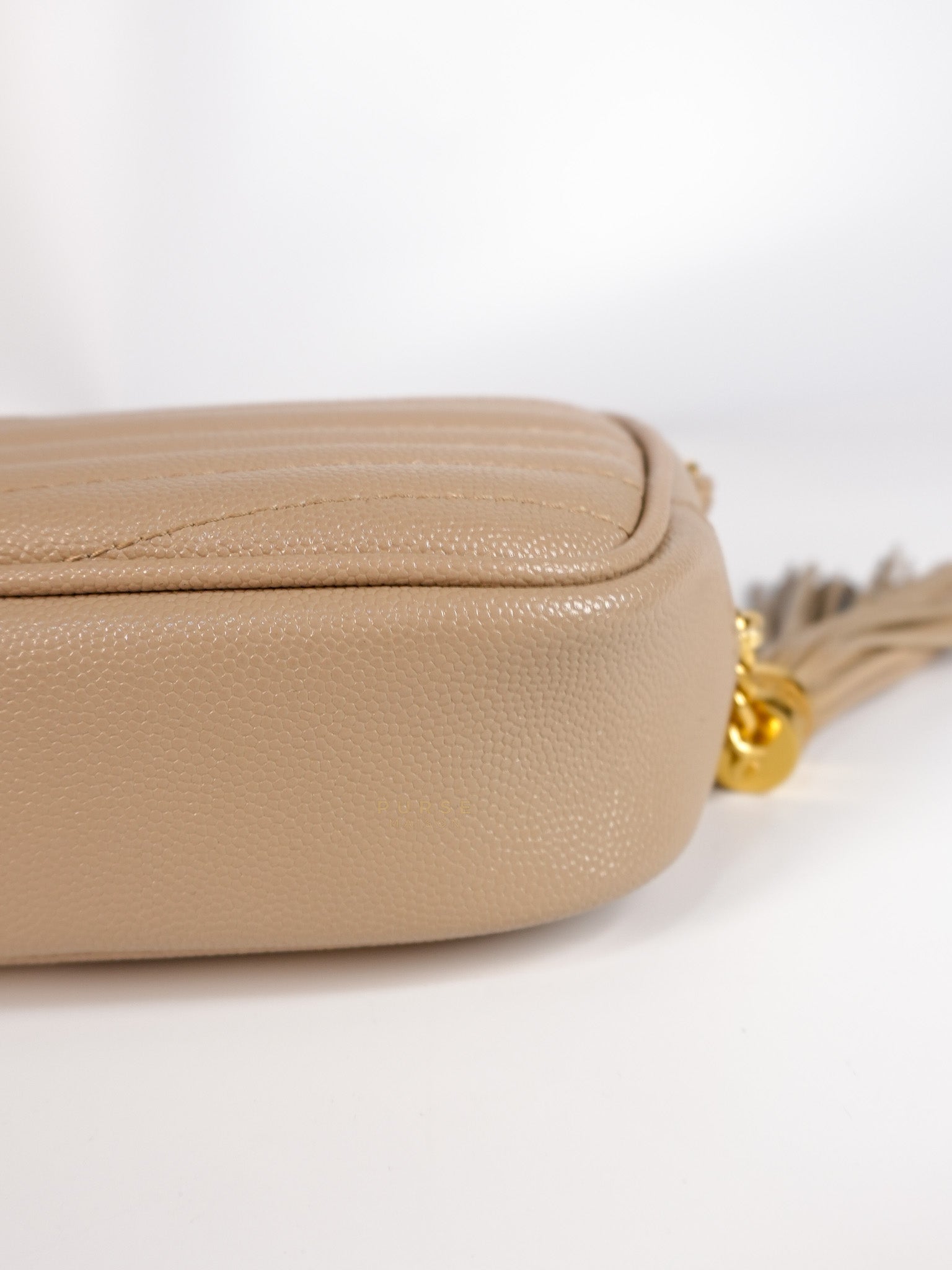 Mini Lou Camera Bag in Grain De Poudre Matelasse Monogram Leather | Purse Maison Luxury Bags Shop