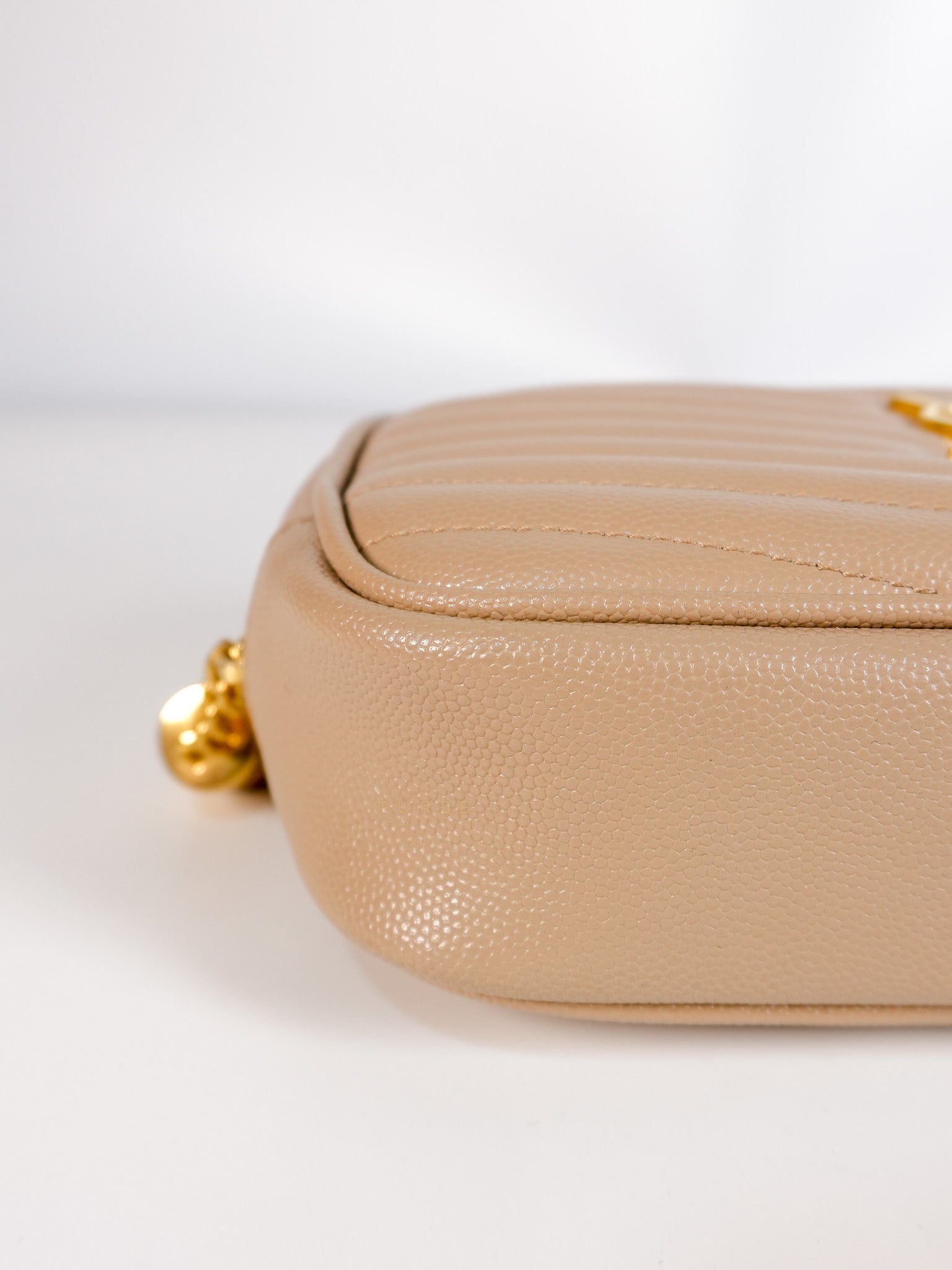 Mini Lou Camera Bag in Grain De Poudre Matelasse Monogram Leather | Purse Maison Luxury Bags Shop