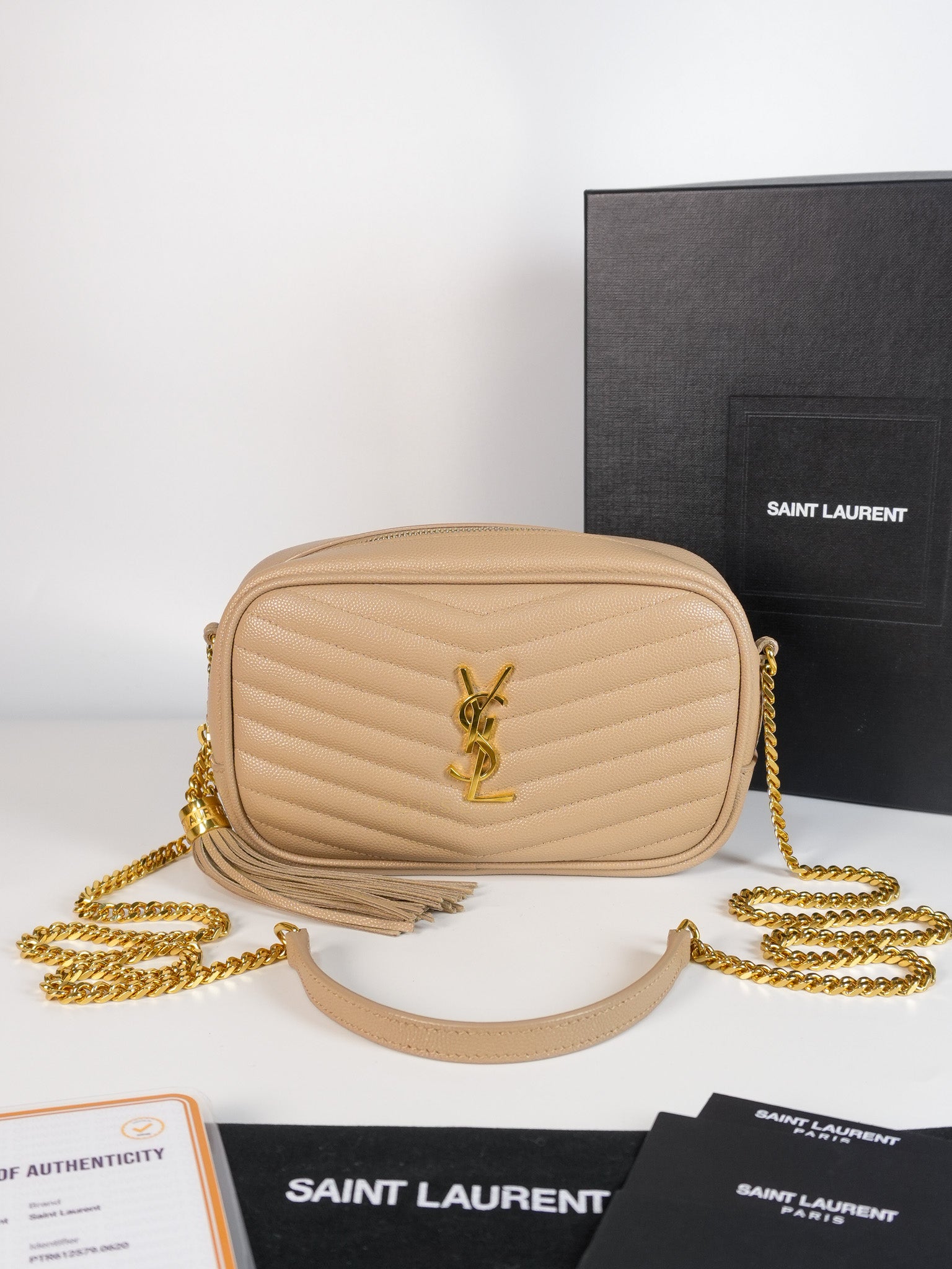 Mini Lou Camera Bag in Grain De Poudre Matelasse Monogram Leather | Purse Maison Luxury Bags Shop