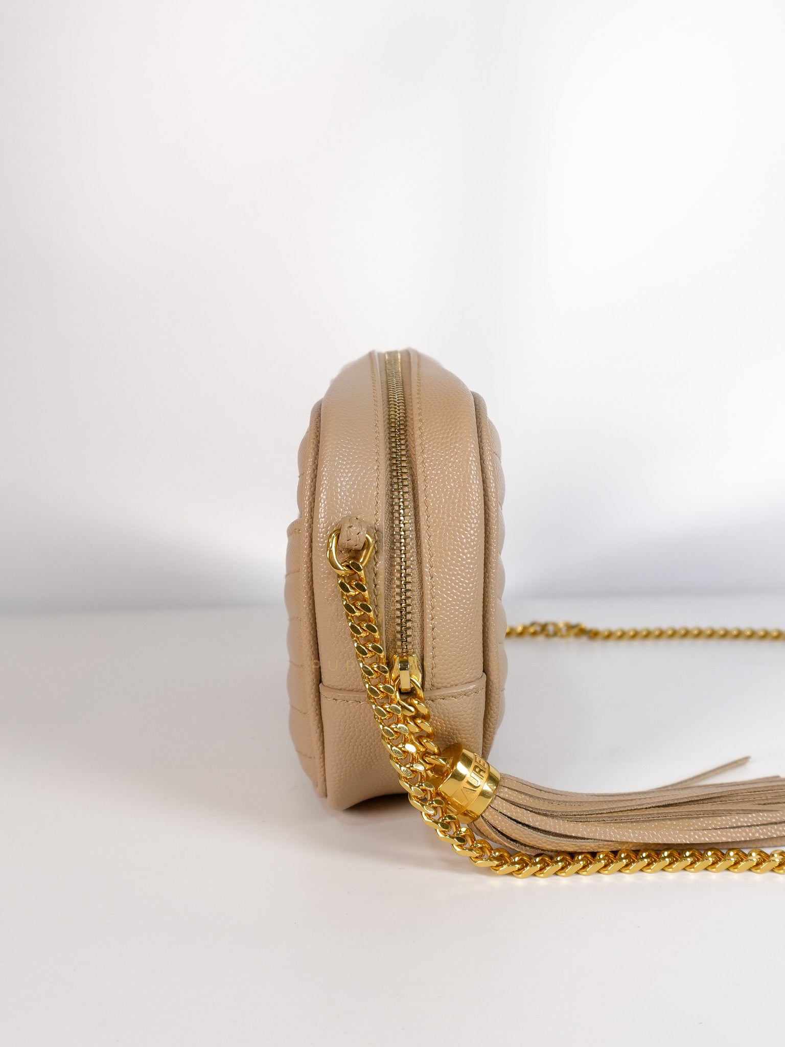 Mini Lou Camera Bag in Grain De Poudre Matelasse Monogram Leather | Purse Maison Luxury Bags Shop