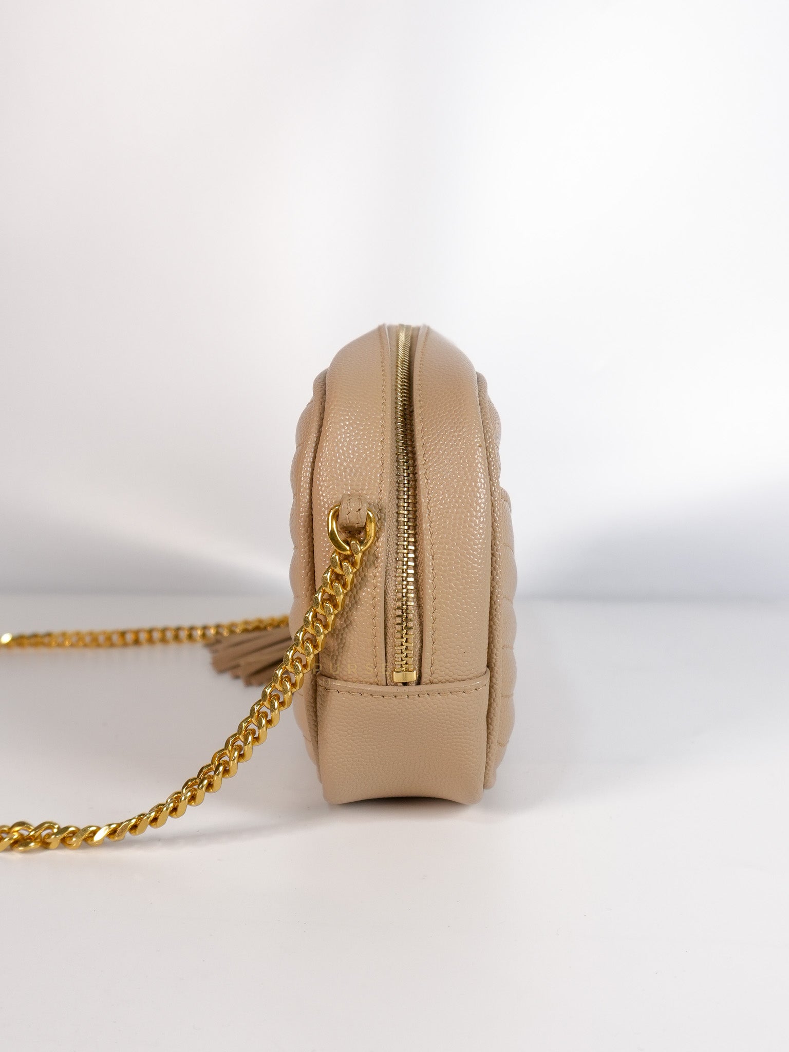 Mini Lou Camera Bag in Grain De Poudre Matelasse Monogram Leather | Purse Maison Luxury Bags Shop
