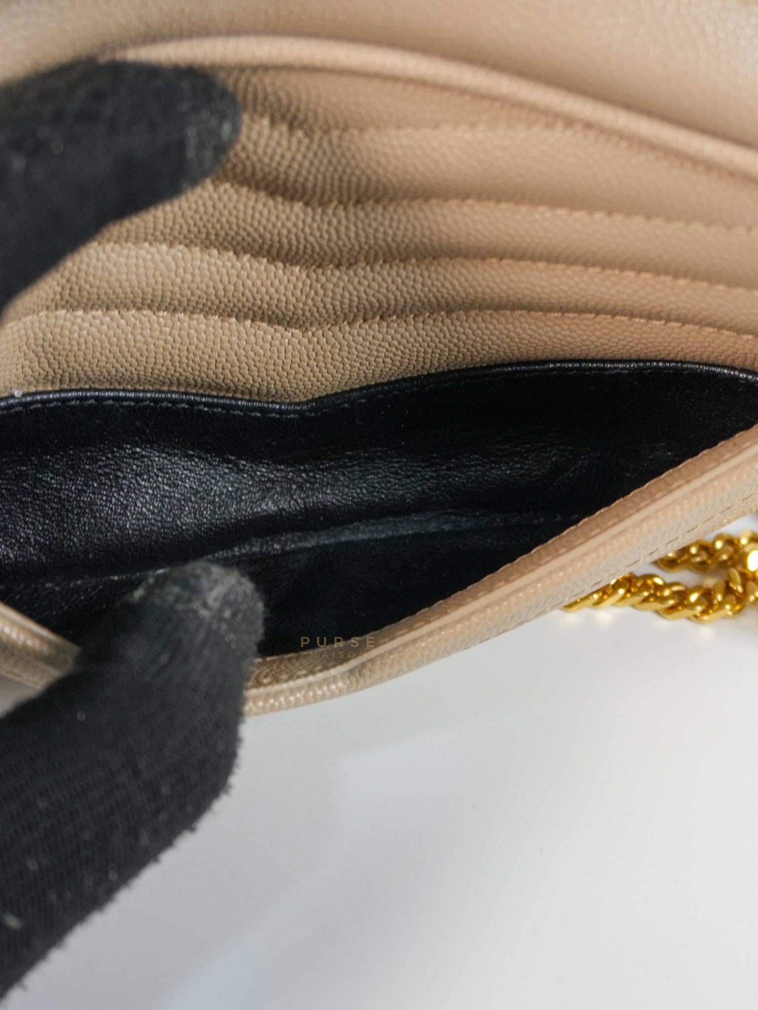 Mini Lou Camera Bag in Grain De Poudre Matelasse Monogram Leather | Purse Maison Luxury Bags Shop