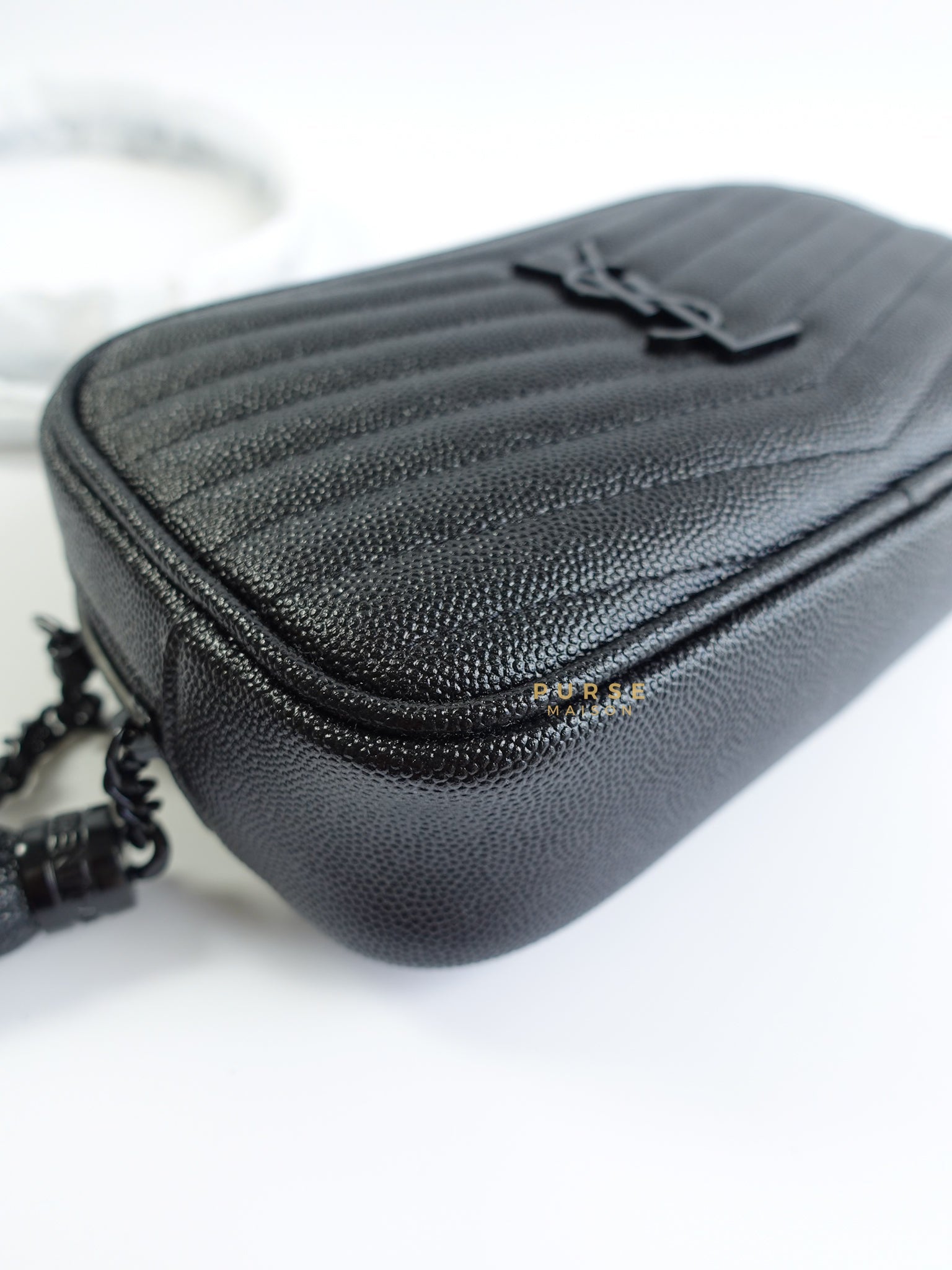 Mini Lou Camera Chain Bag So Black | Purse Maison Luxury Bags Shop