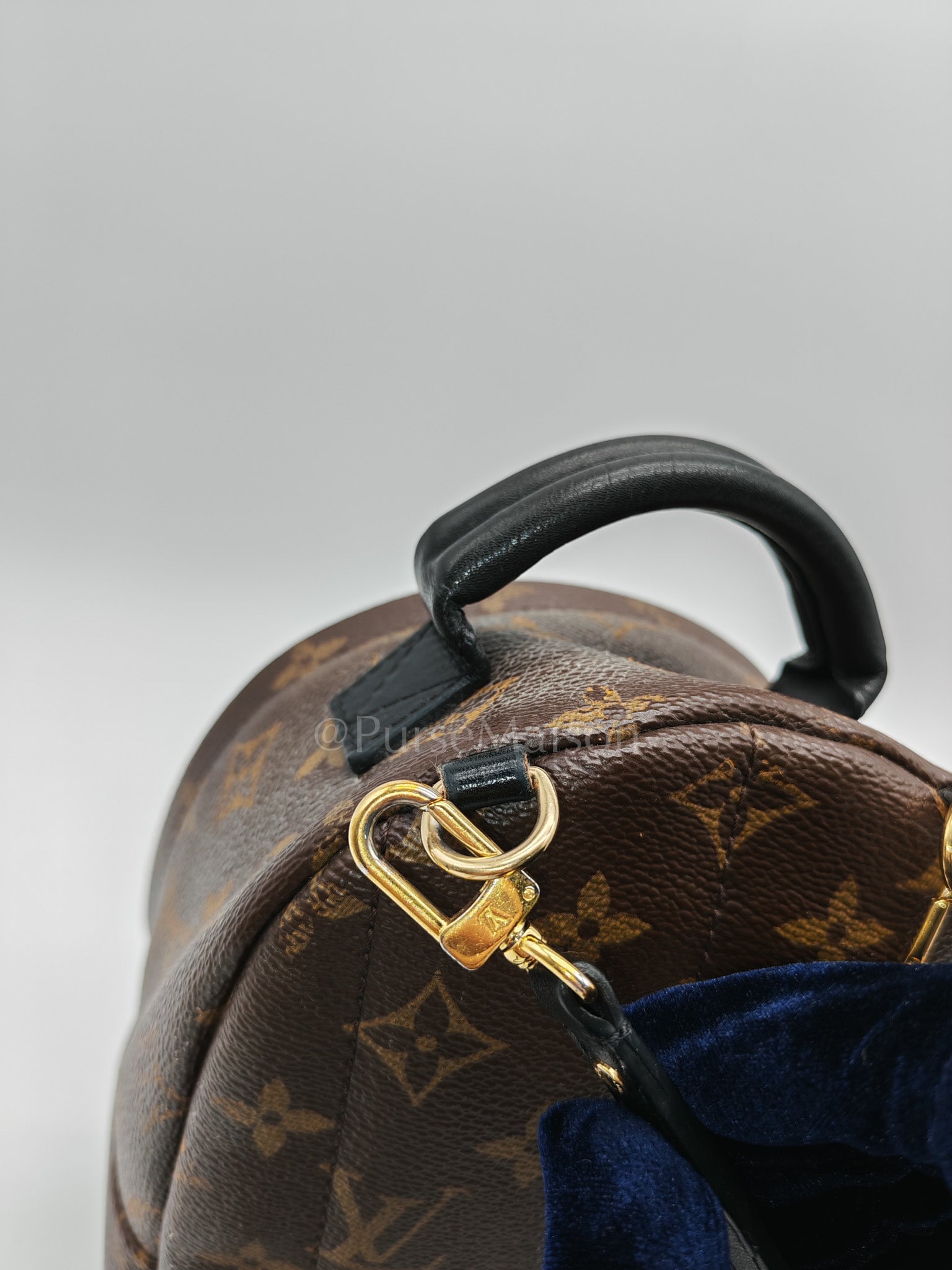 Mini Palm Spring Backpack in Monogram Canvas & Gold Hardware (Datecode: CA1148) | Purse Maison Luxury Bags Shop