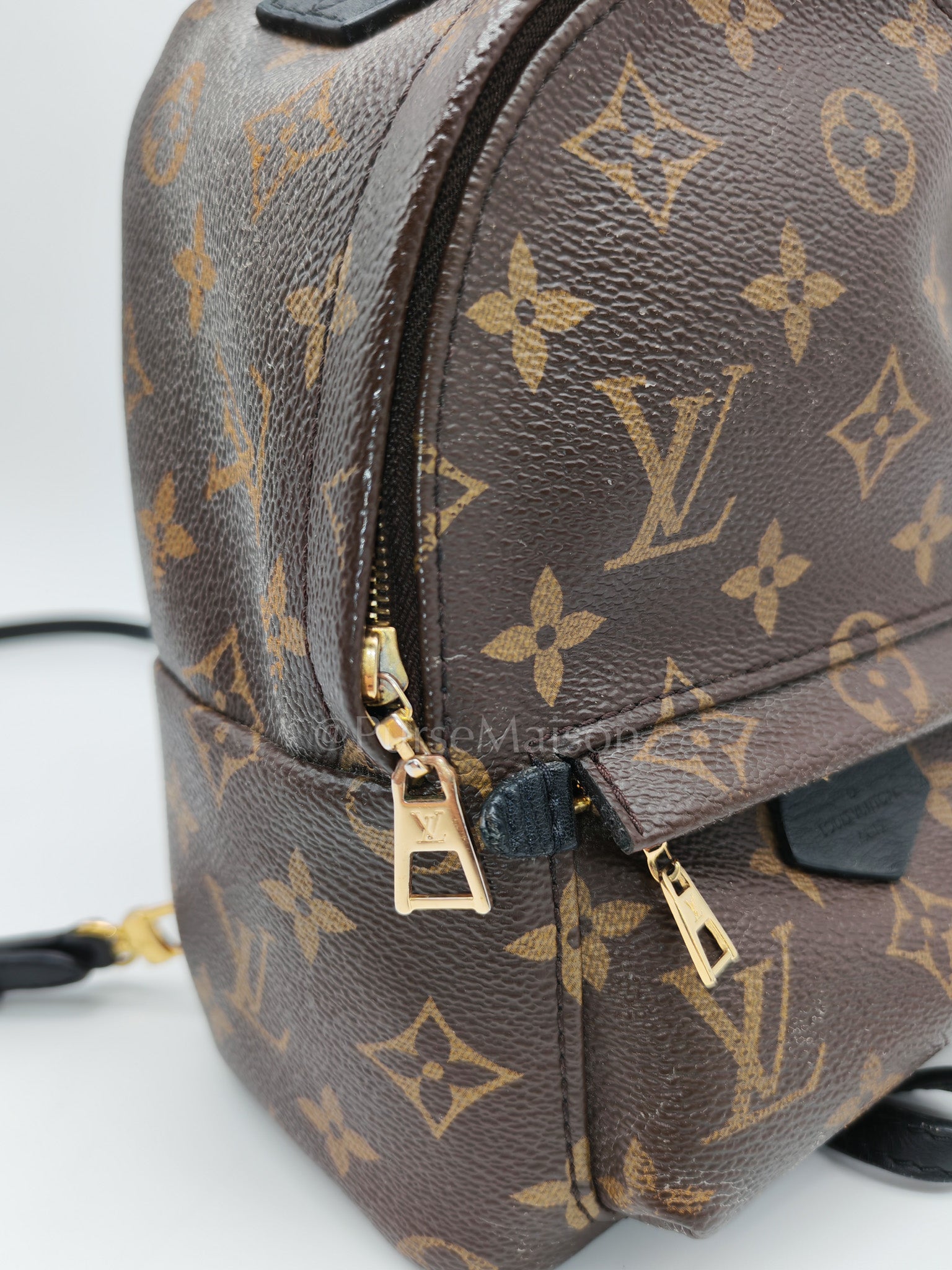 Mini Palm Spring Backpack in Monogram Canvas & Gold Hardware (Datecode: CA1148) | Purse Maison Luxury Bags Shop