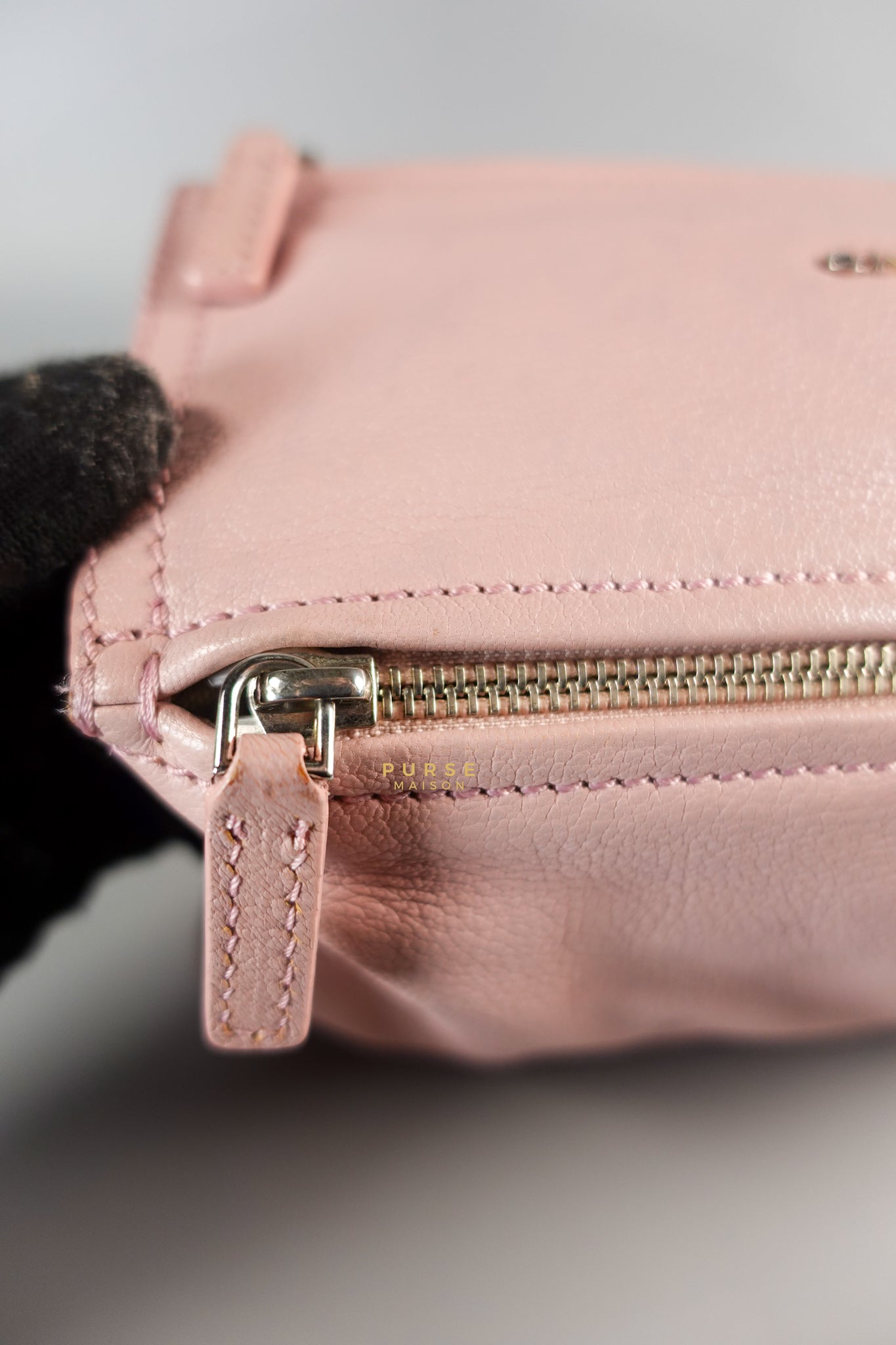 Mini Pandora Bag in Light Pink Goat Leather | Purse Maison Luxury Bags Shop