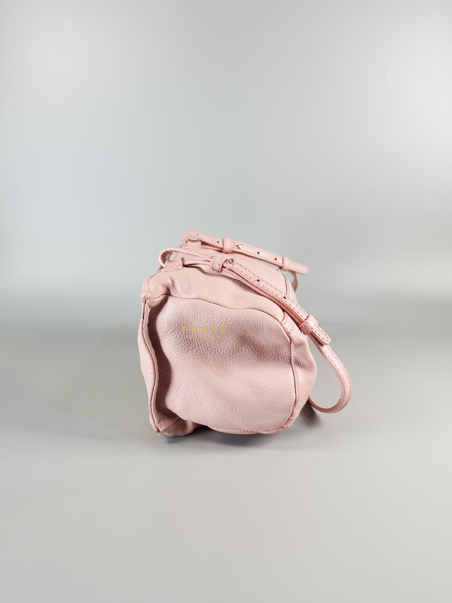 Mini Pandora Bag in Light Pink Goat Leather | Purse Maison Luxury Bags Shop