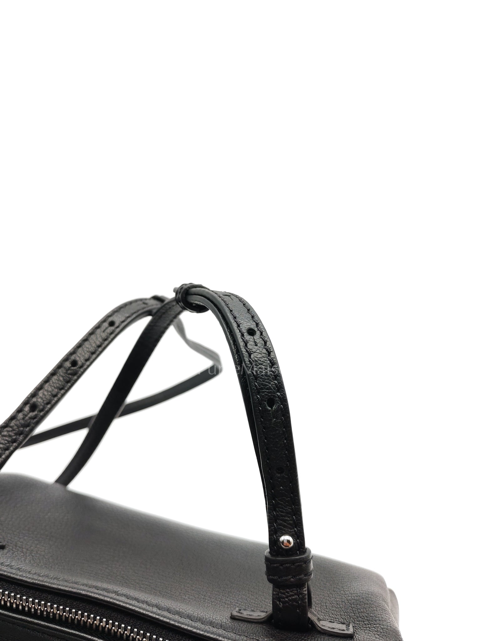 Mini Pandora in Black Grained Calfskin Leather Crossbody Bag | Purse Maison Luxury Bags Shop