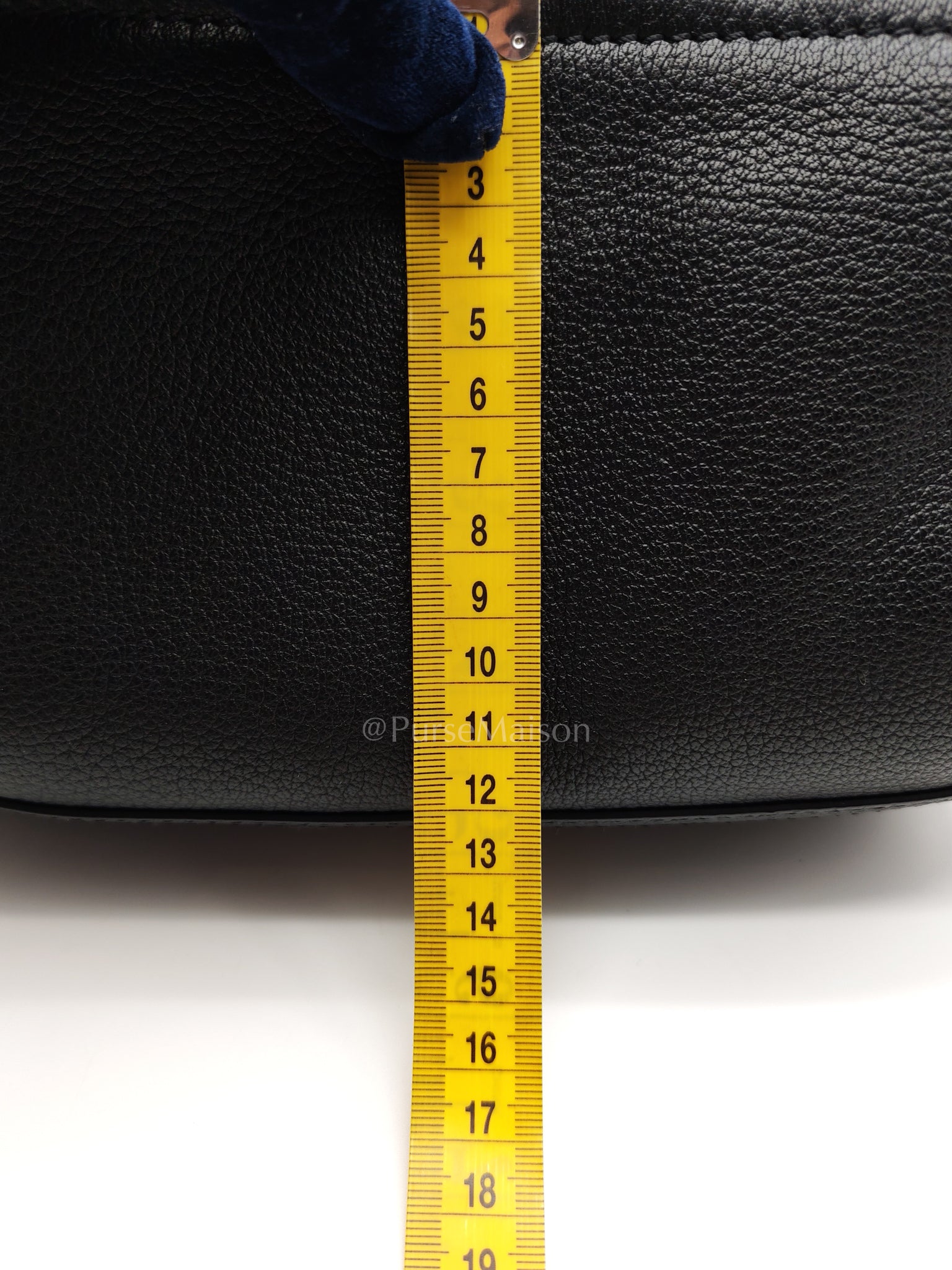 Mini Pandora in Black Grained Calfskin Leather Crossbody Bag | Purse Maison Luxury Bags Shop