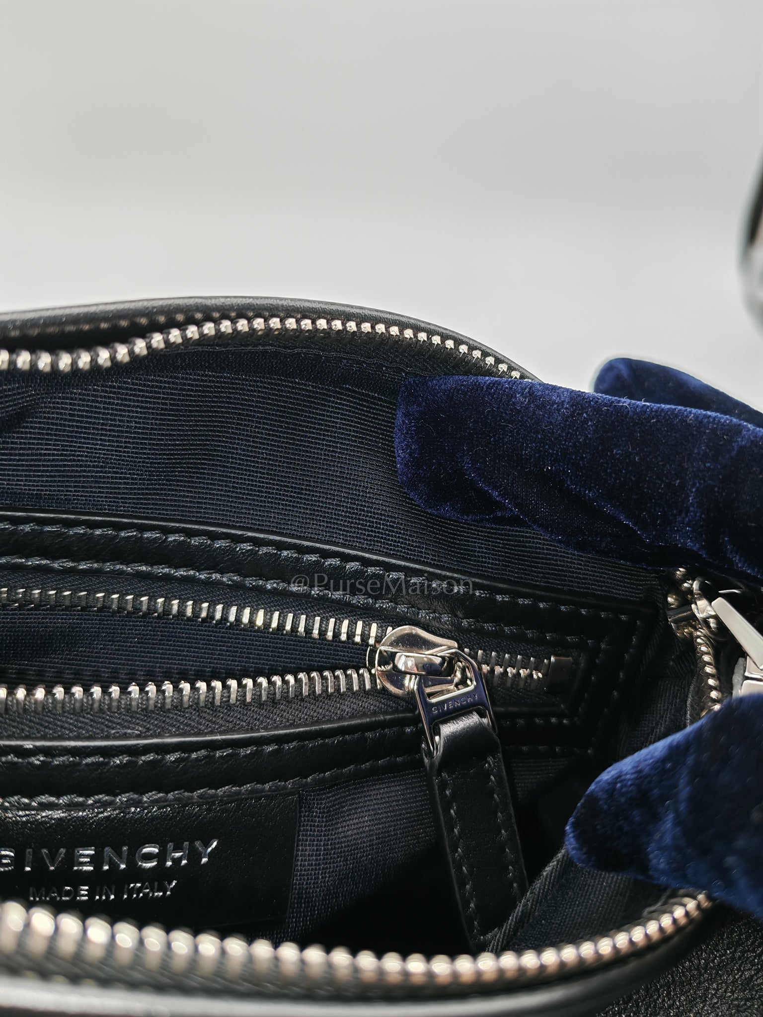 Mini Pandora in Black Soft Calfskin Leather Crossbody Bag | Purse Maison Luxury Bags Shop