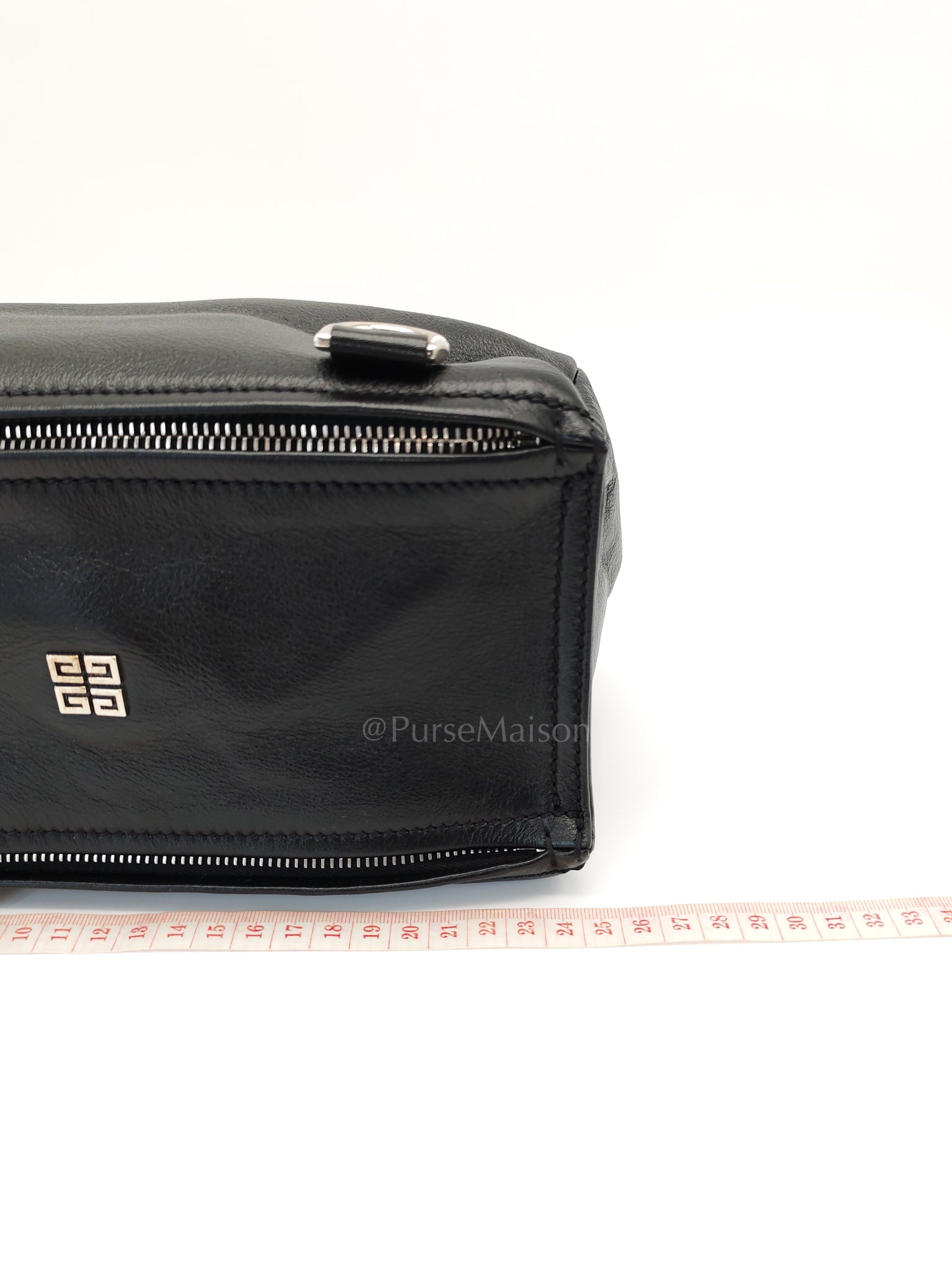 Mini Pandora in Black Soft Calfskin Leather Crossbody Bag | Purse Maison Luxury Bags Shop