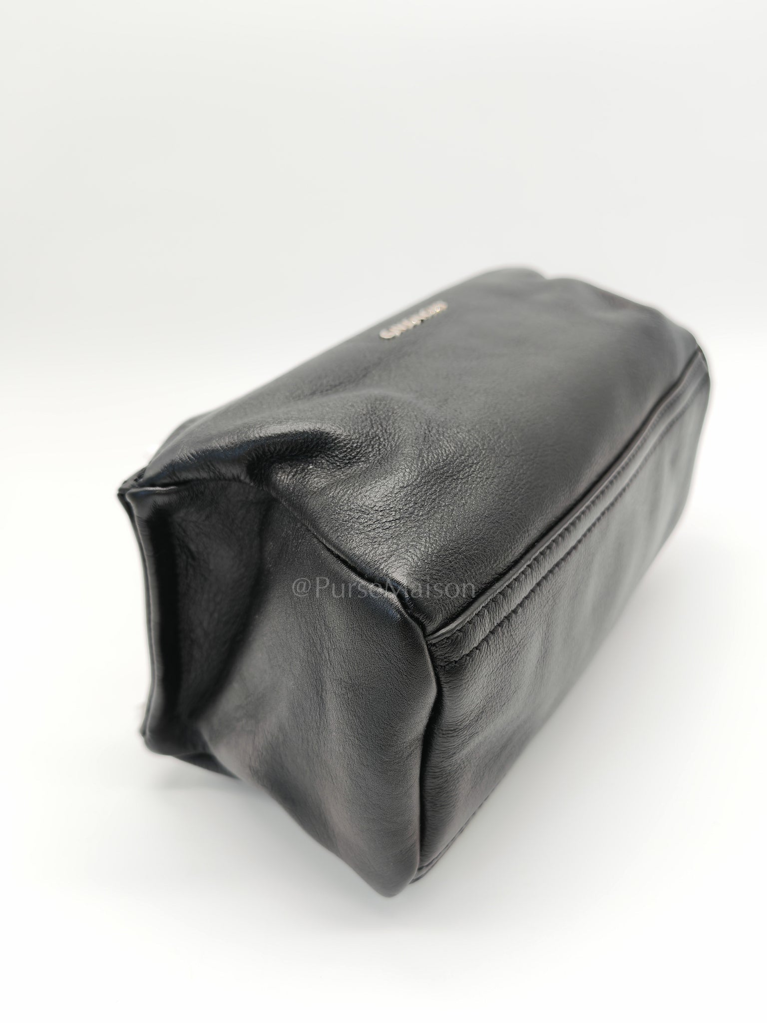 Mini Pandora in Black Soft Calfskin Leather Crossbody Bag | Purse Maison Luxury Bags Shop