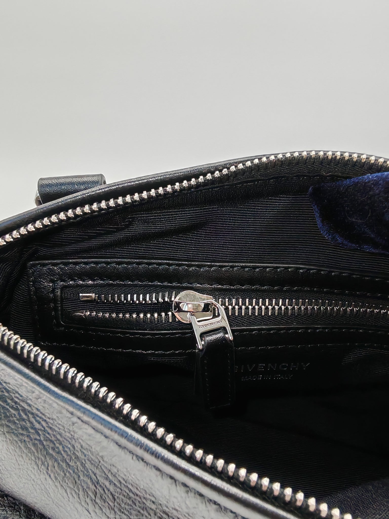 Mini Pandora in Black Soft Grained Calfskin Leather Crossbody Bag | Purse Maison Luxury Bags Shop