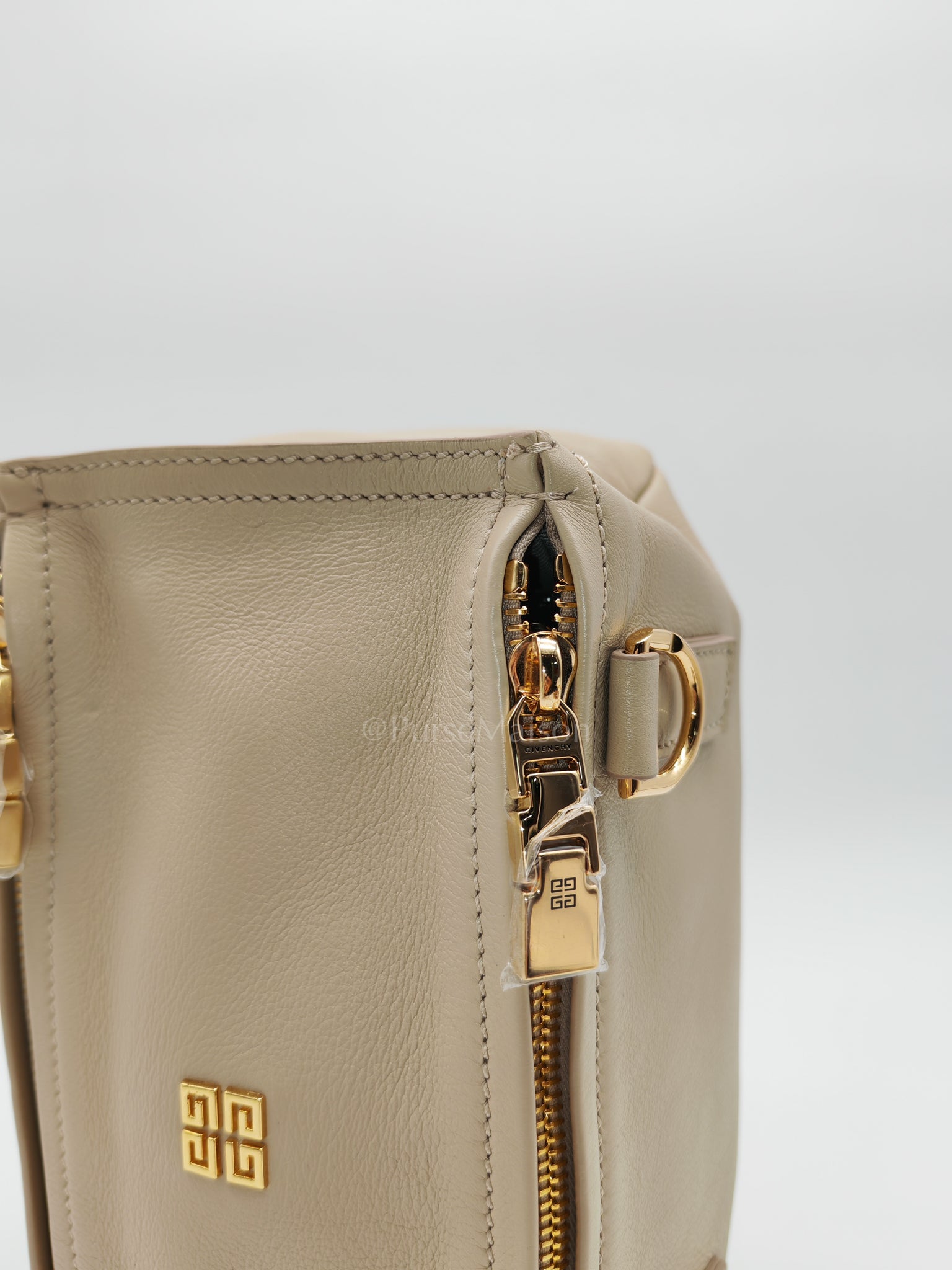 Mini Pandora in Natural Beige Soft Calfskin Leather Crossbody Bag | Purse Maison Luxury Bags Shop