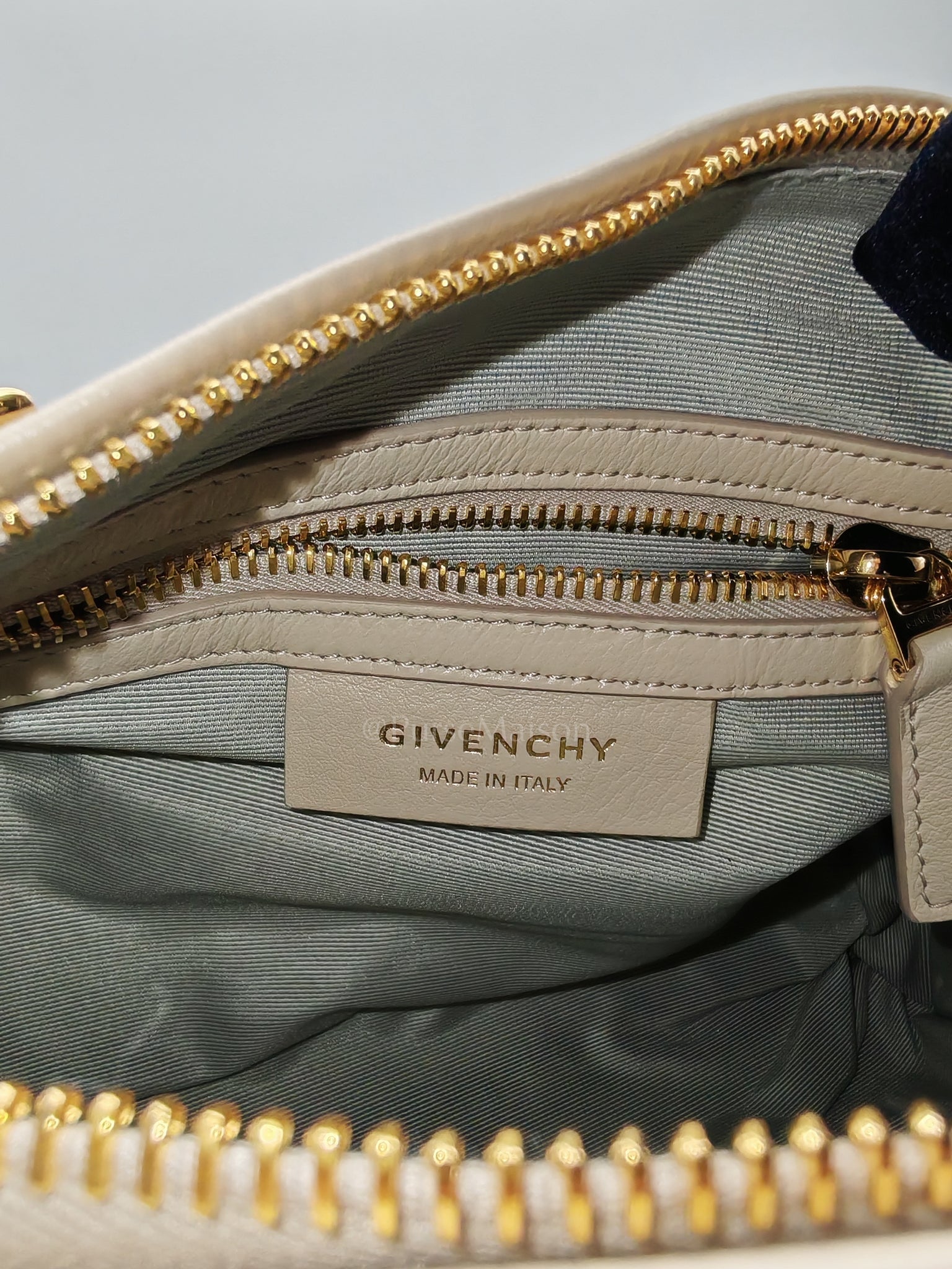 Mini Pandora in Natural Beige Soft Calfskin Leather Crossbody Bag | Purse Maison Luxury Bags Shop