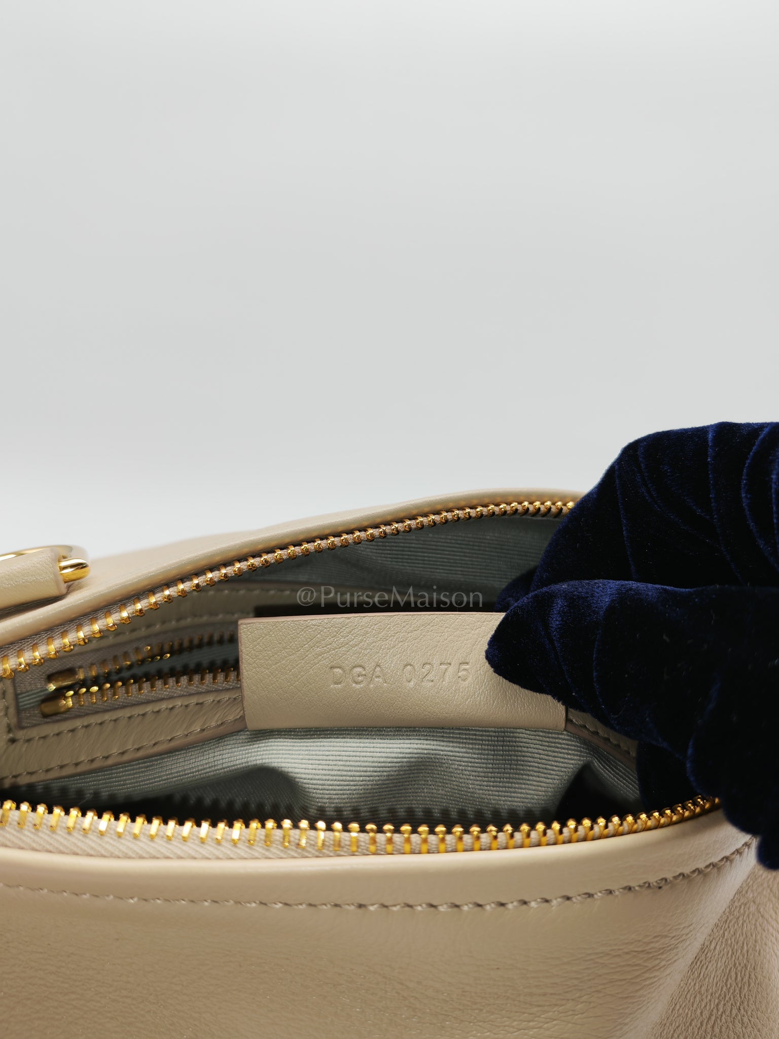 Mini Pandora in Natural Beige Soft Calfskin Leather Crossbody Bag | Purse Maison Luxury Bags Shop