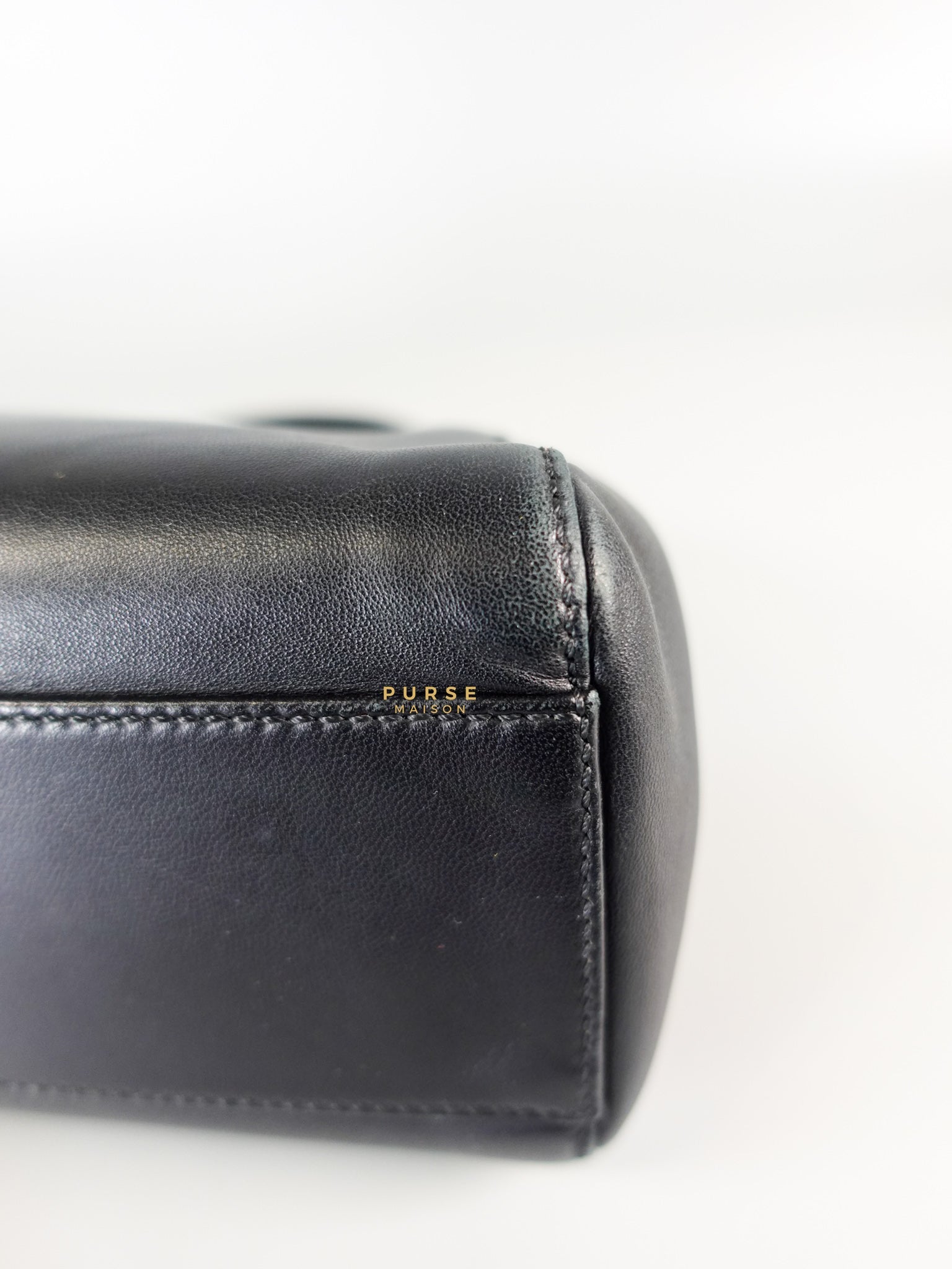 Mini Peekaboo in Black Leather | Purse Maison Luxury Bags Shop