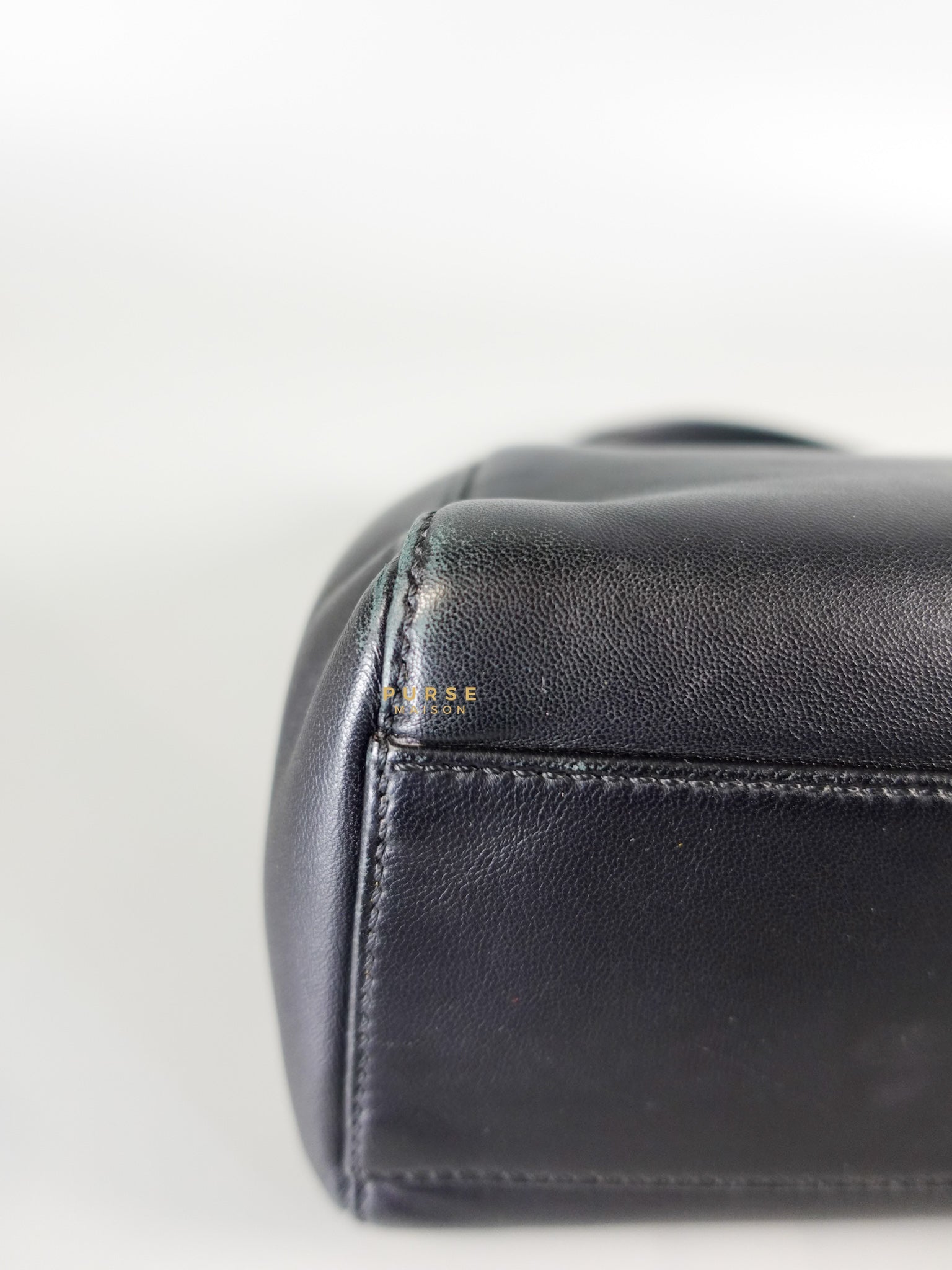 Mini Peekaboo in Black Leather | Purse Maison Luxury Bags Shop