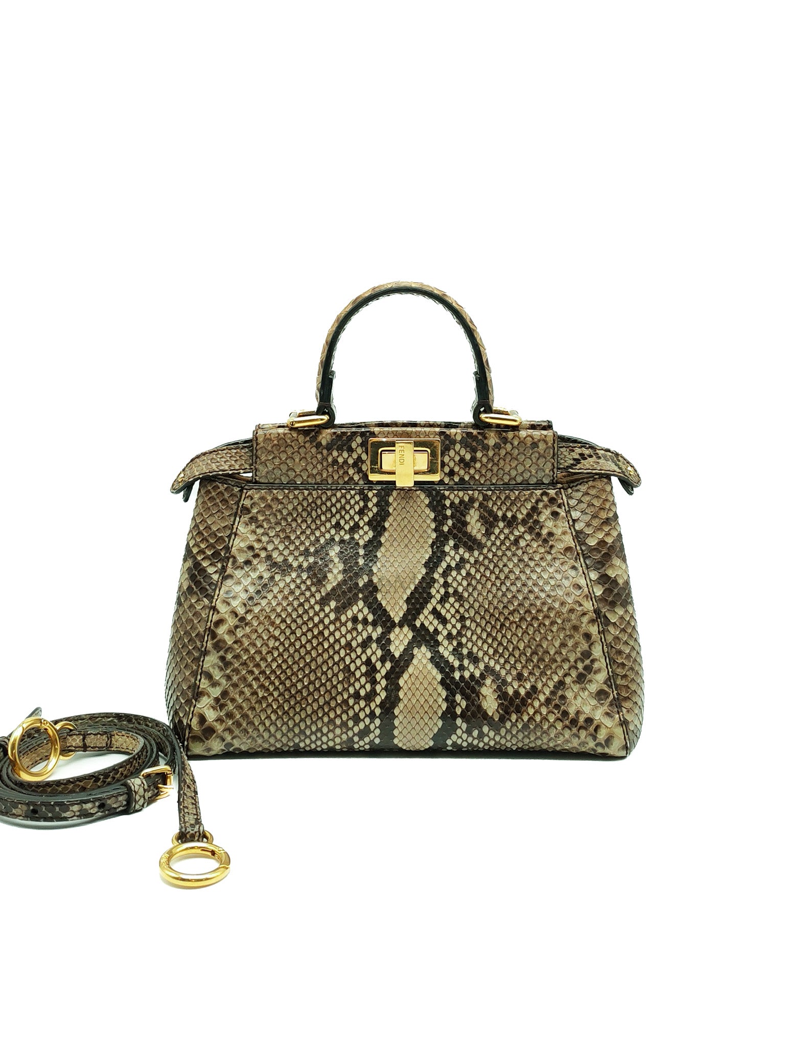 Mini Peekaboo in Python Leather Limited Edition Shoulder Bag | Purse Maison Luxury Bags Shop