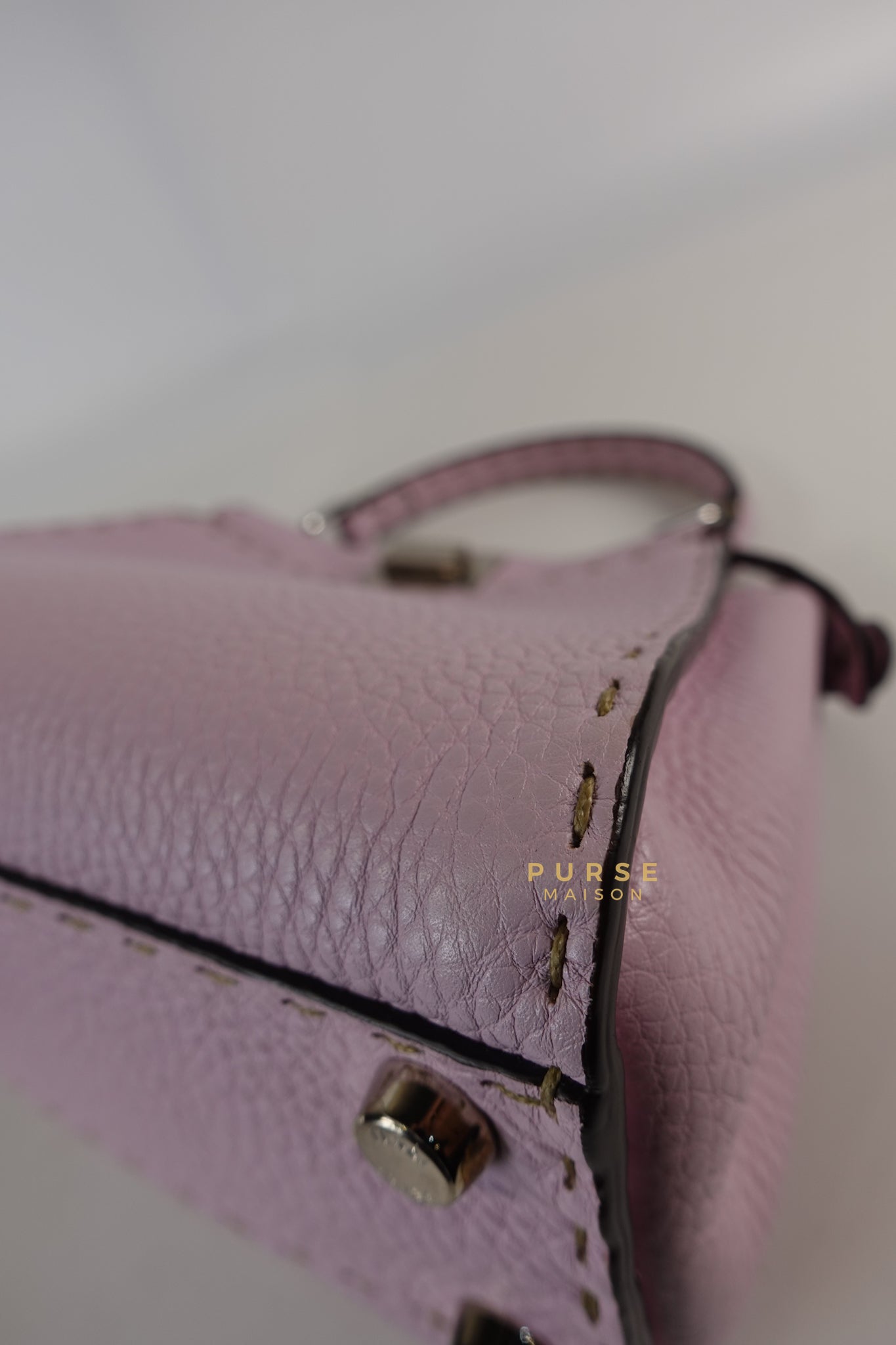 Mini Peekaboo Selleria Light Purple & Silver Hardware | Purse Maison Luxury Bags Shop