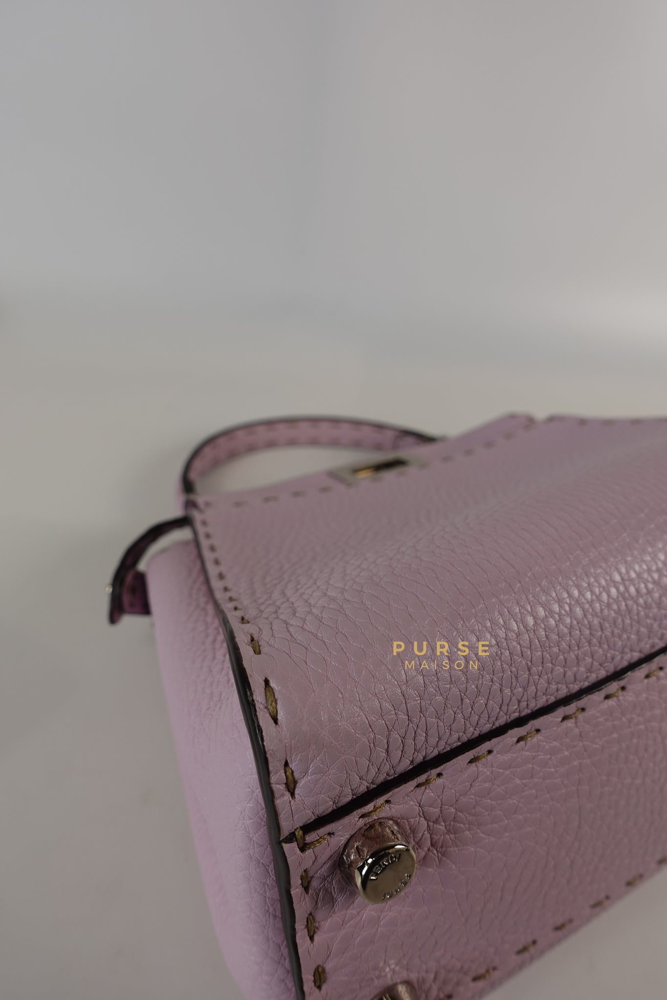 Mini Peekaboo Selleria Light Purple & Silver Hardware | Purse Maison Luxury Bags Shop