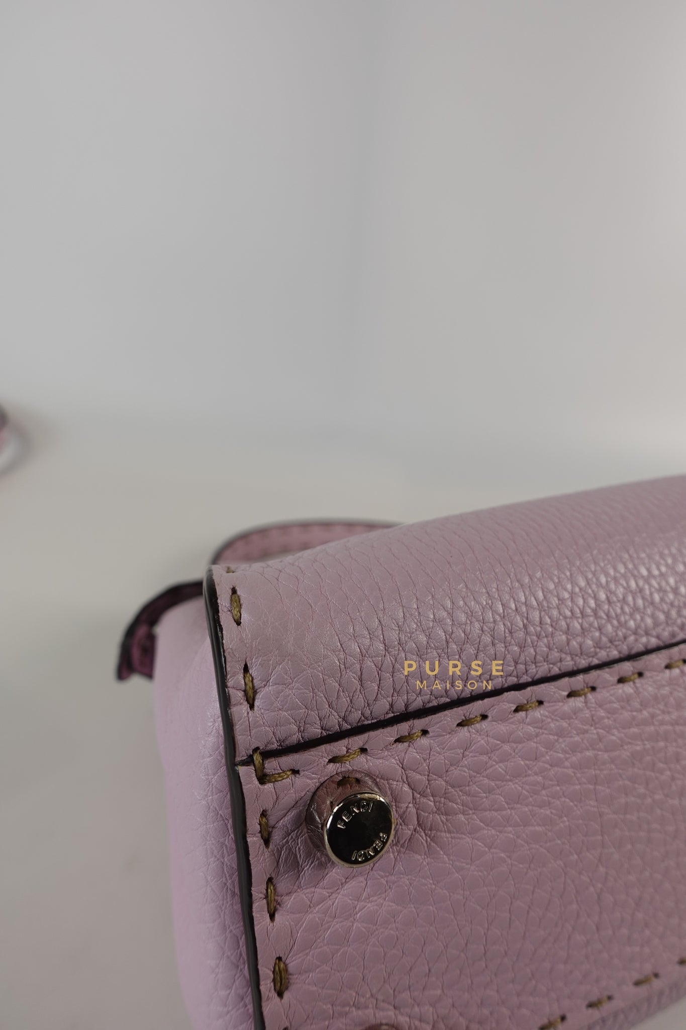 Mini Peekaboo Selleria Light Purple & Silver Hardware | Purse Maison Luxury Bags Shop