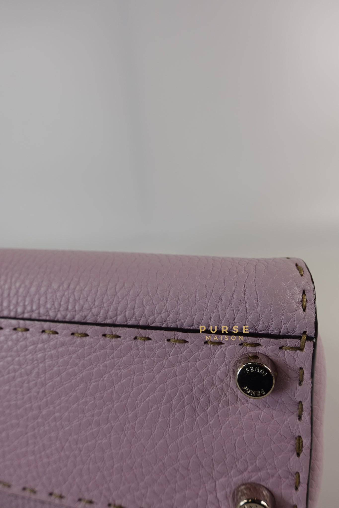 Mini Peekaboo Selleria Light Purple & Silver Hardware | Purse Maison Luxury Bags Shop