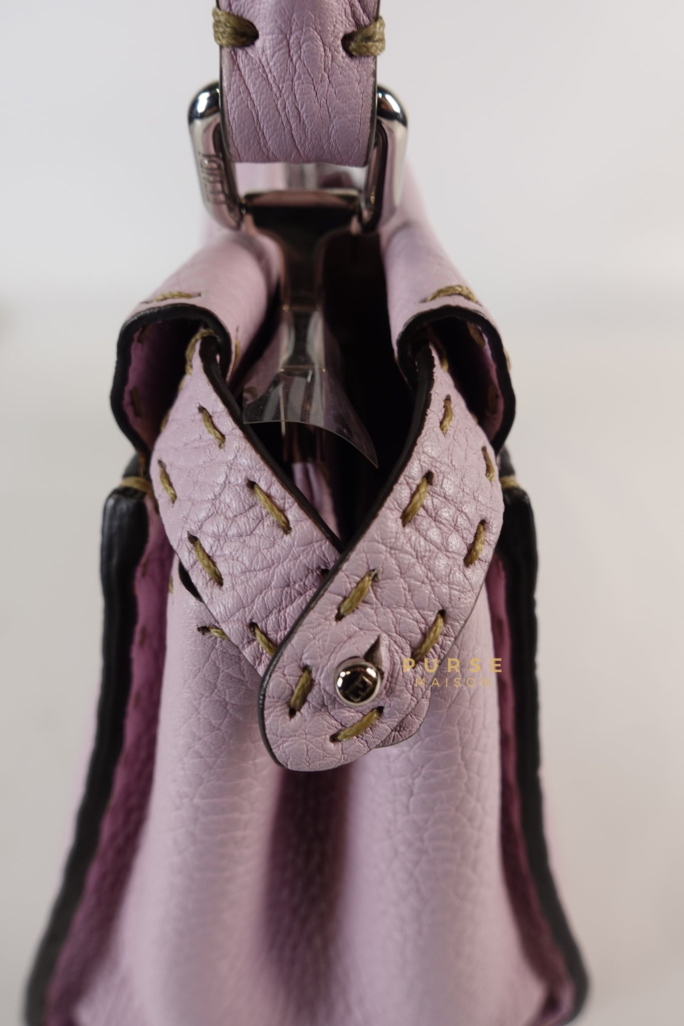 Mini Peekaboo Selleria Light Purple & Silver Hardware | Purse Maison Luxury Bags Shop