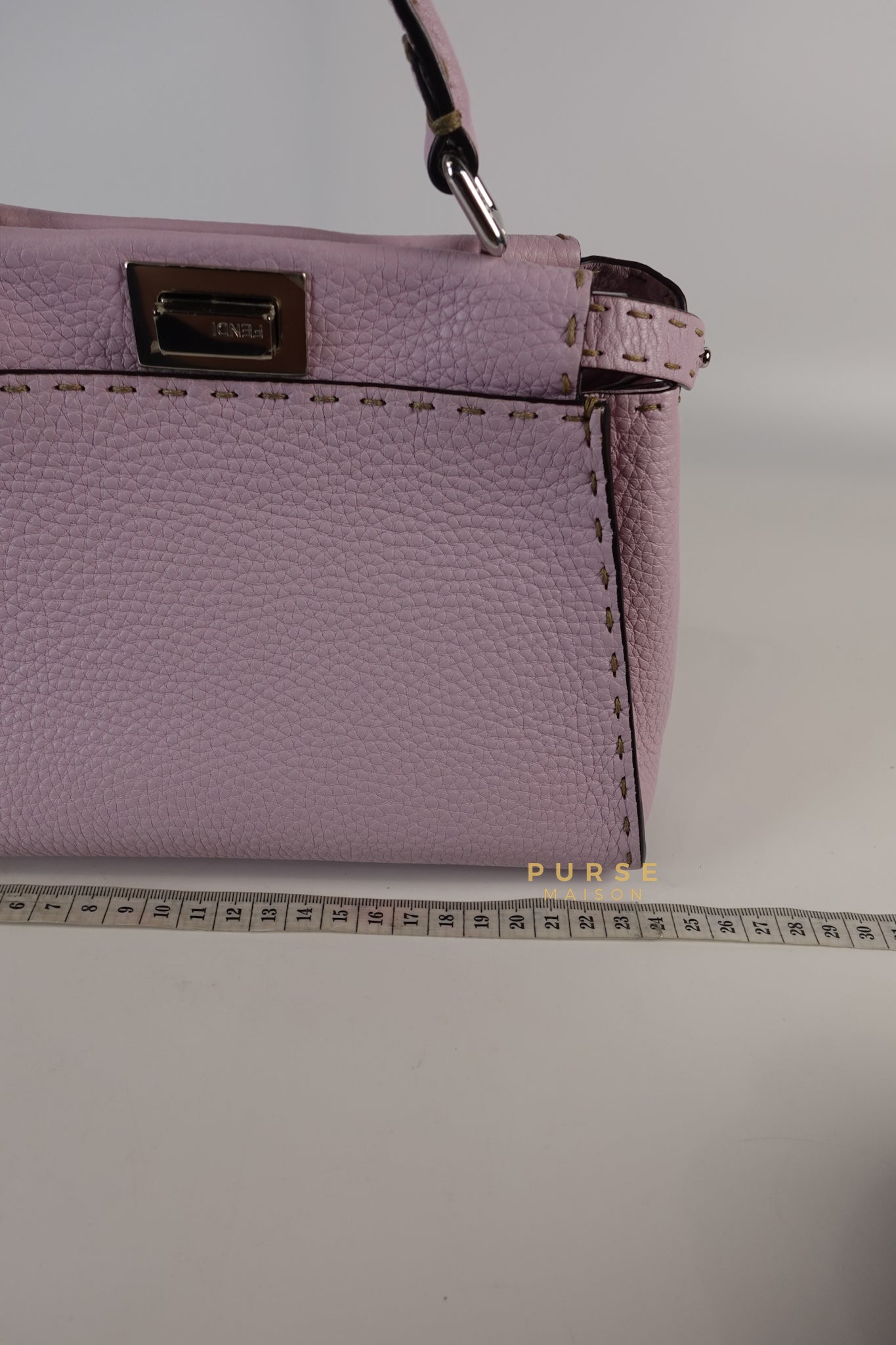 Mini Peekaboo Selleria Light Purple & Silver Hardware | Purse Maison Luxury Bags Shop