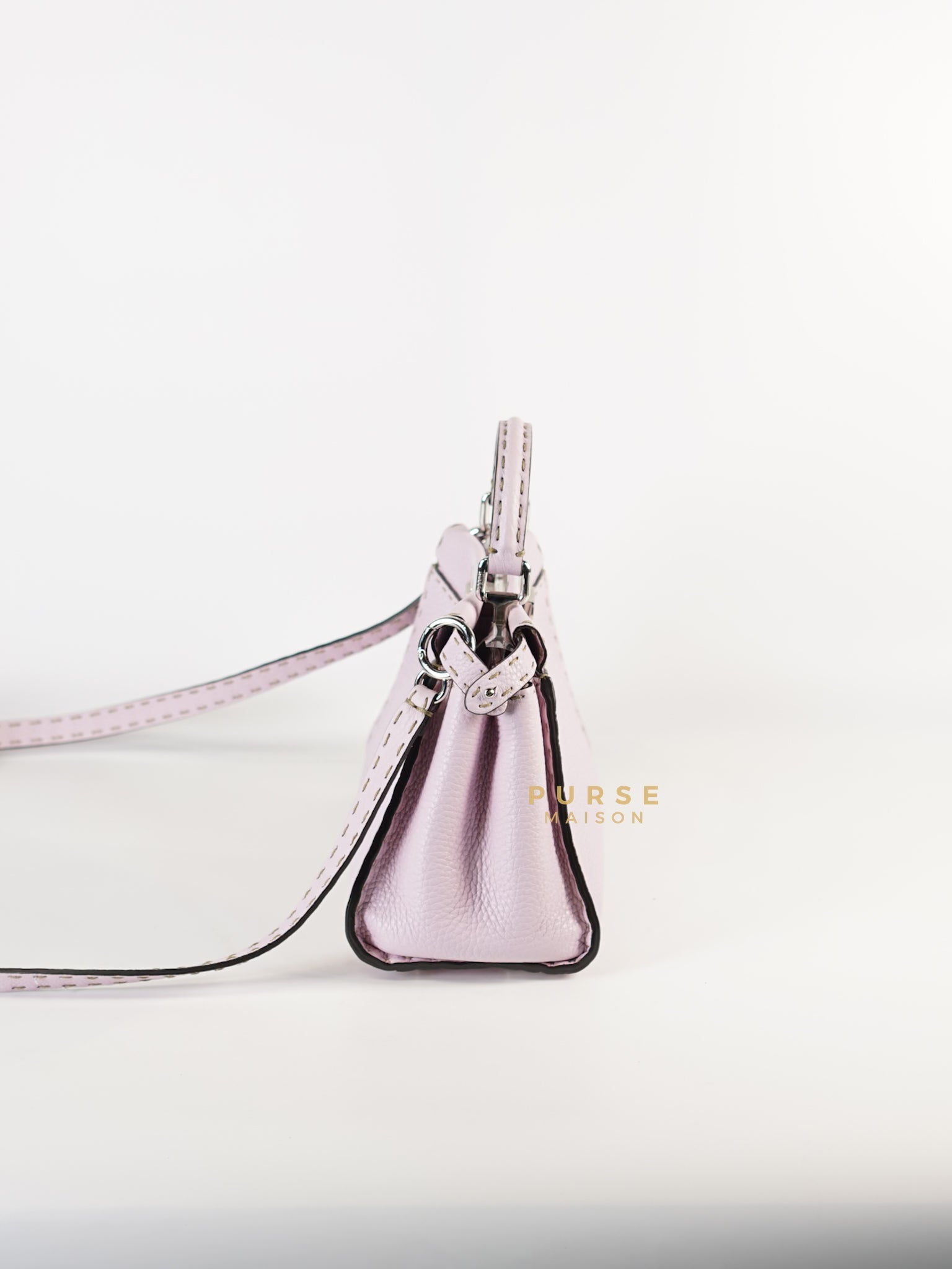 Mini Peekaboo Selleria Light Purple & Silver Hardware | Purse Maison Luxury Bags Shop