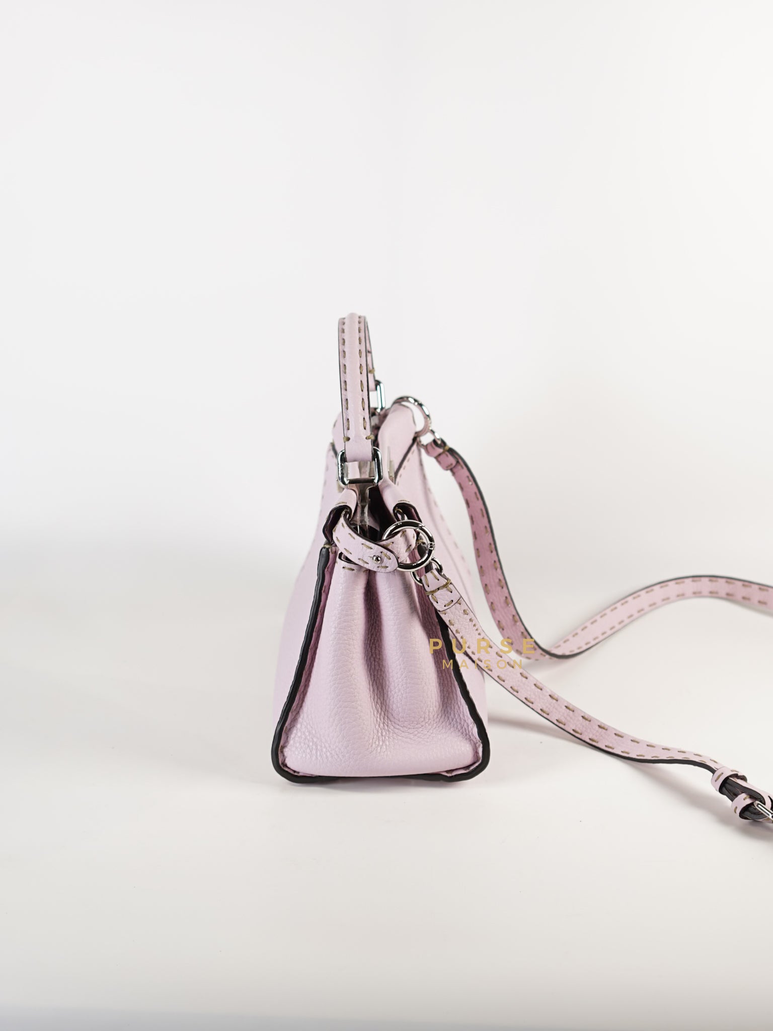 Mini Peekaboo Selleria Light Purple & Silver Hardware | Purse Maison Luxury Bags Shop