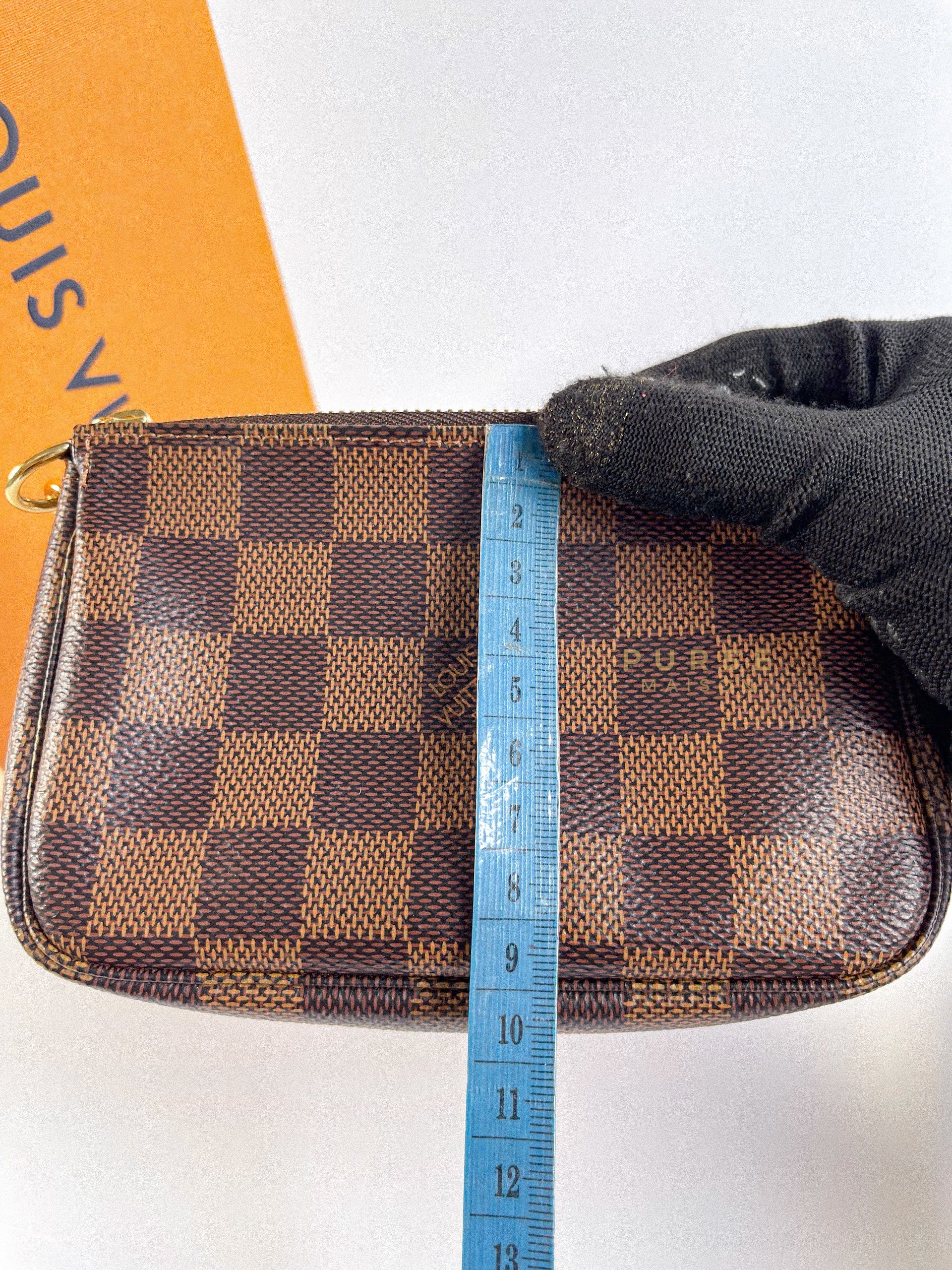 Mini Pochette Damier Ebene Canvas (Date Code: SF0231) | Purse Maison Luxury Bags Shop