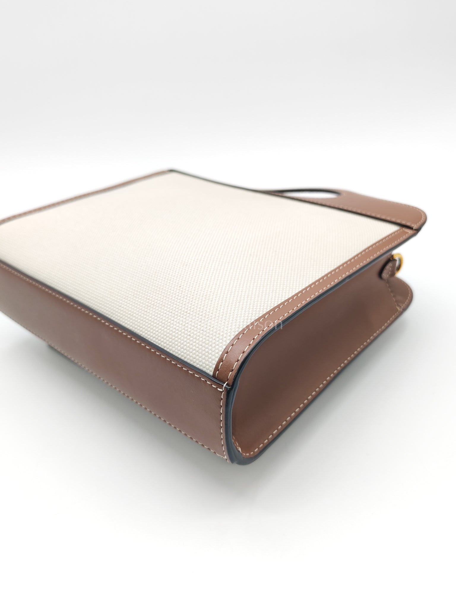 Mini Pocket Tote Bag - Natural | Purse Maison Luxury Bags Shop