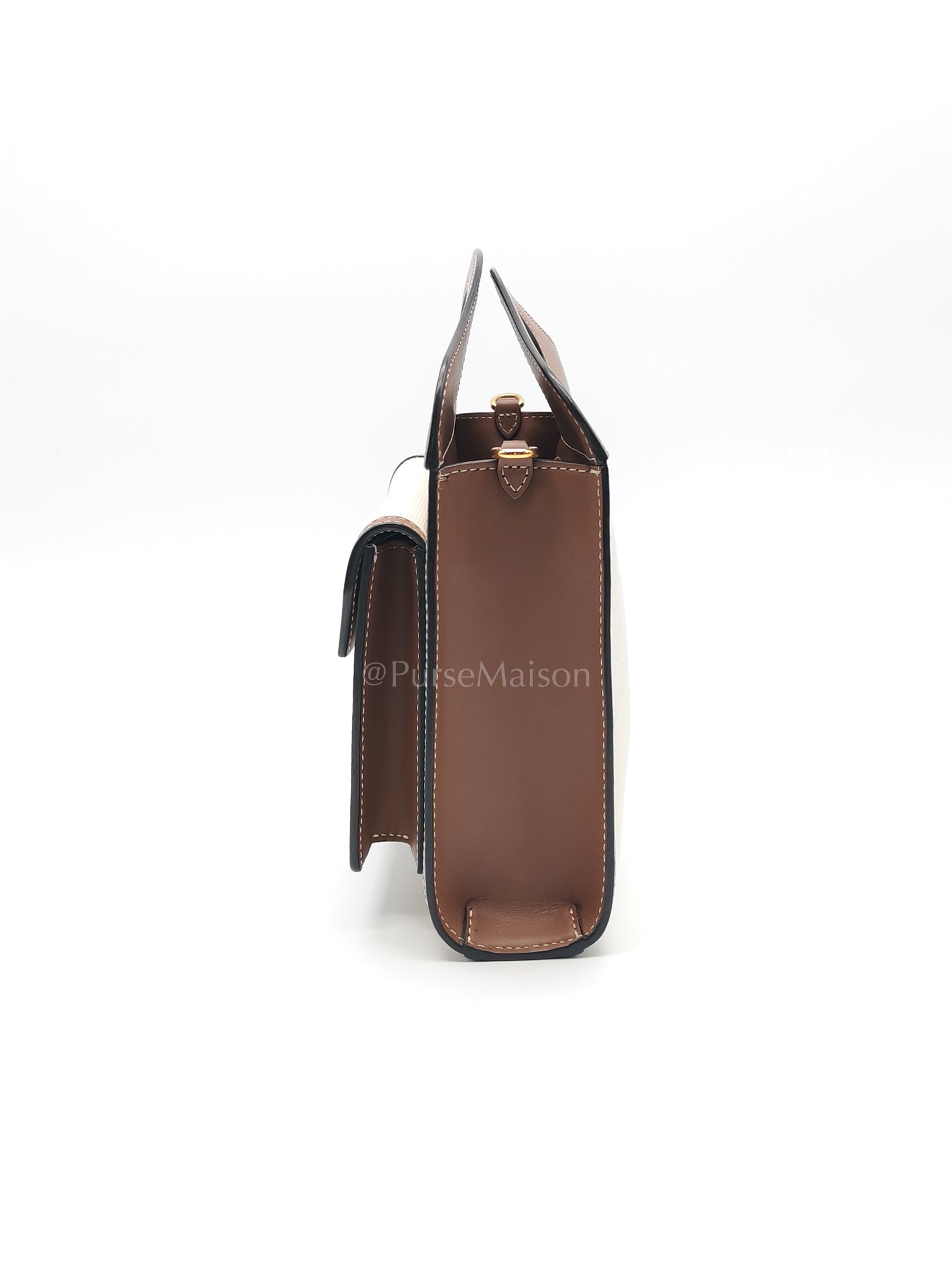 Mini Pocket Tote Bag - Natural | Purse Maison Luxury Bags Shop