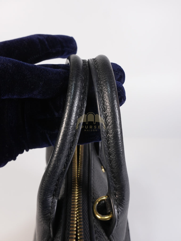 Mini Pont-Neuf in Black Monogram Empreinte Leather & Gold Hardware | Purse Maison Luxury Bags Shop