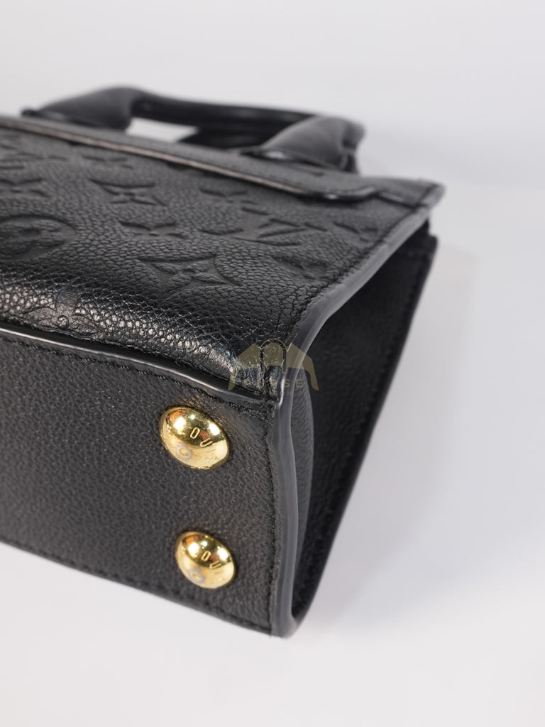 Mini Pont-Neuf in Black Monogram Empreinte Leather & Gold Hardware | Purse Maison Luxury Bags Shop