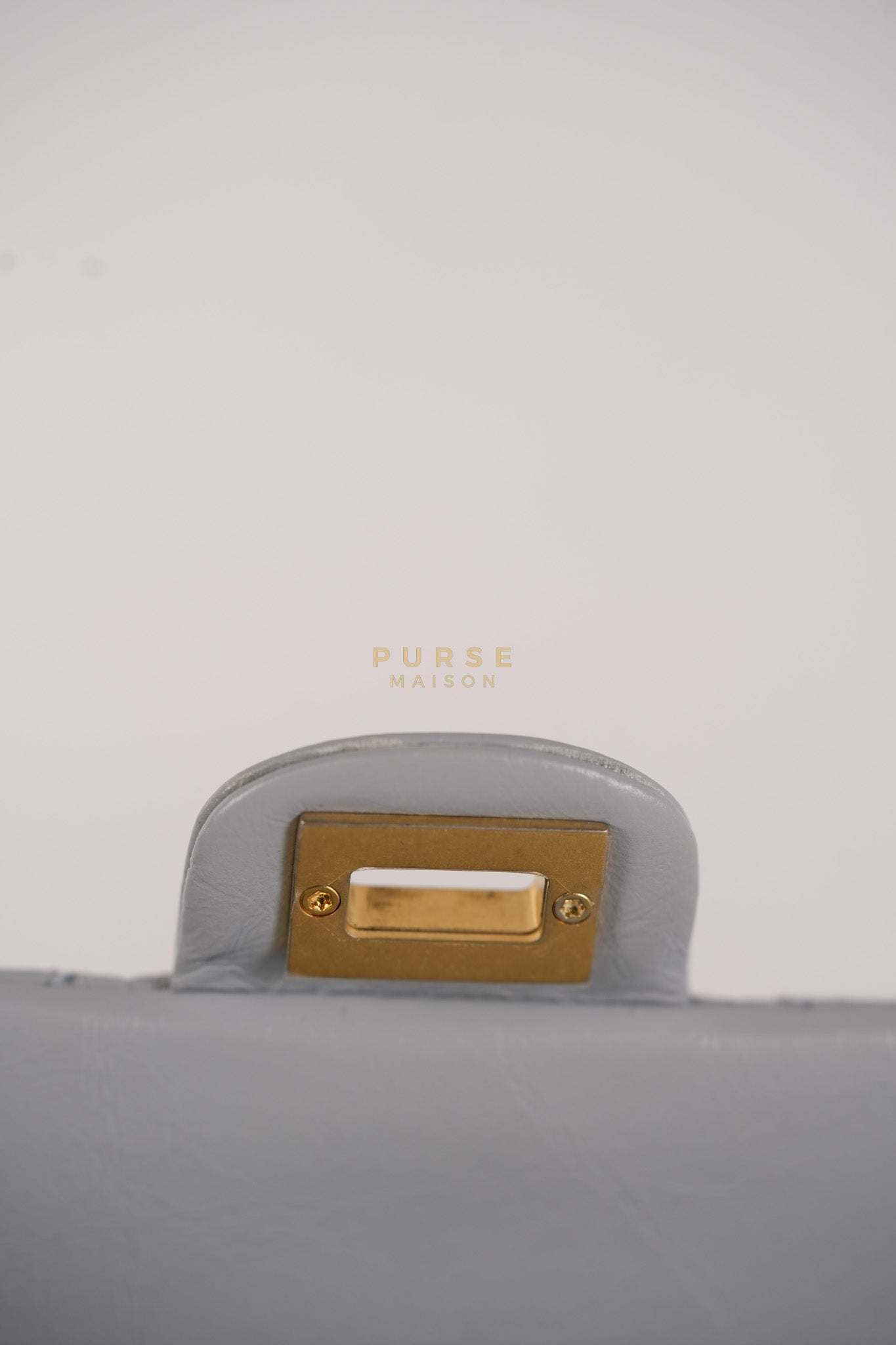 Mini Reissue Bum Bag in Distressed Calfskin Leather and Aged Gold Hardware Series 27 | Purse Maison Luxury Bags Shop