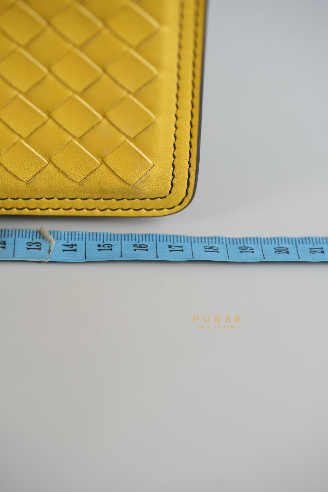 Mini Runway in Yellow Intrecciato Leather Shoulder Bag | Purse Maison Luxury Bags Shop