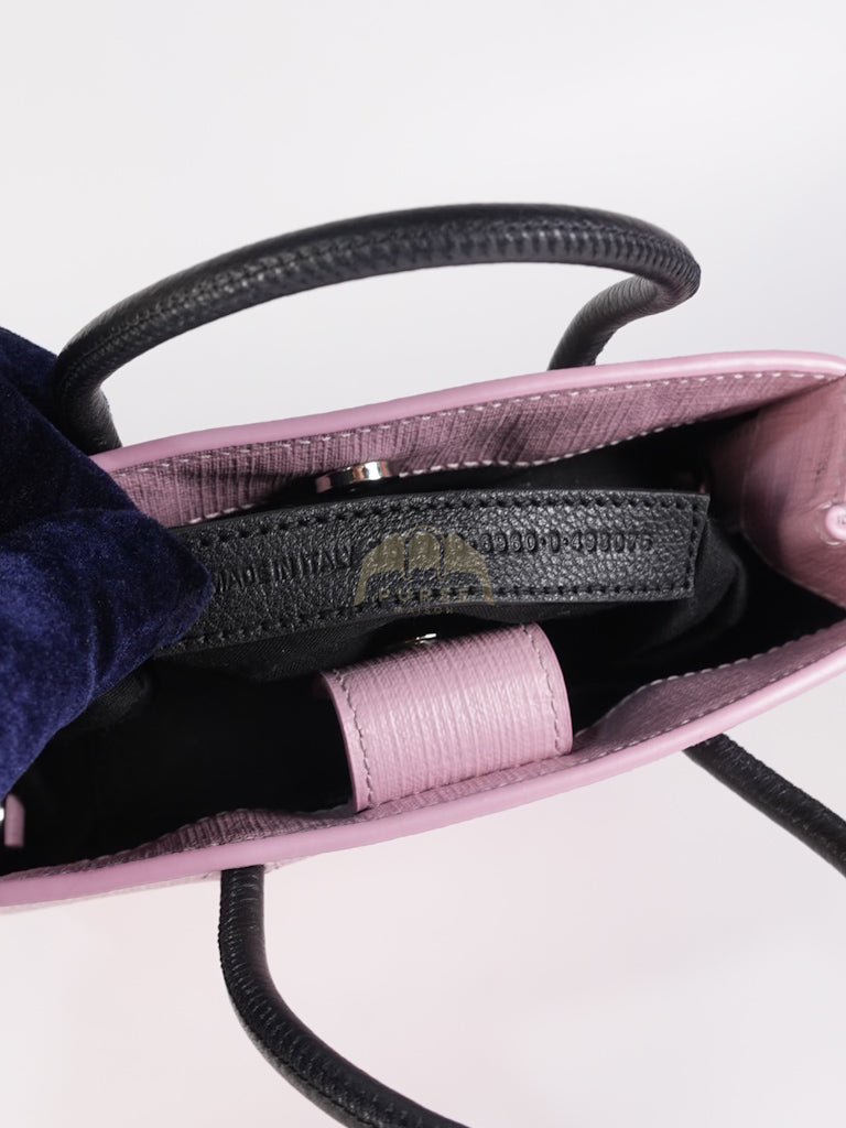 Mini Shopping Phone Holder in Pink Canvas Tote Bag | Purse Maison Luxury Bags Shop