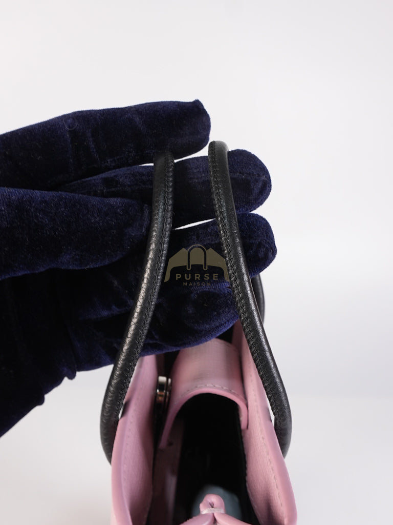 Mini Shopping Phone Holder in Pink Canvas Tote Bag | Purse Maison Luxury Bags Shop