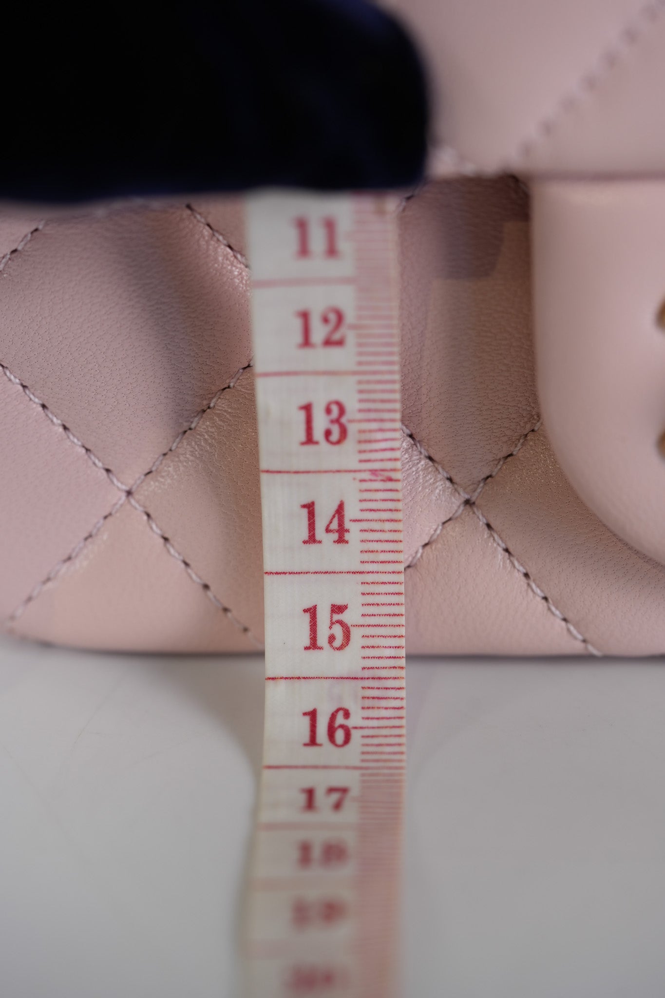 Mini Square Pearl Crush in Sakura Pink Lambskin Leather and Aged Gold Hardware (Microchip) | Purse Maison Luxury Bags Shop