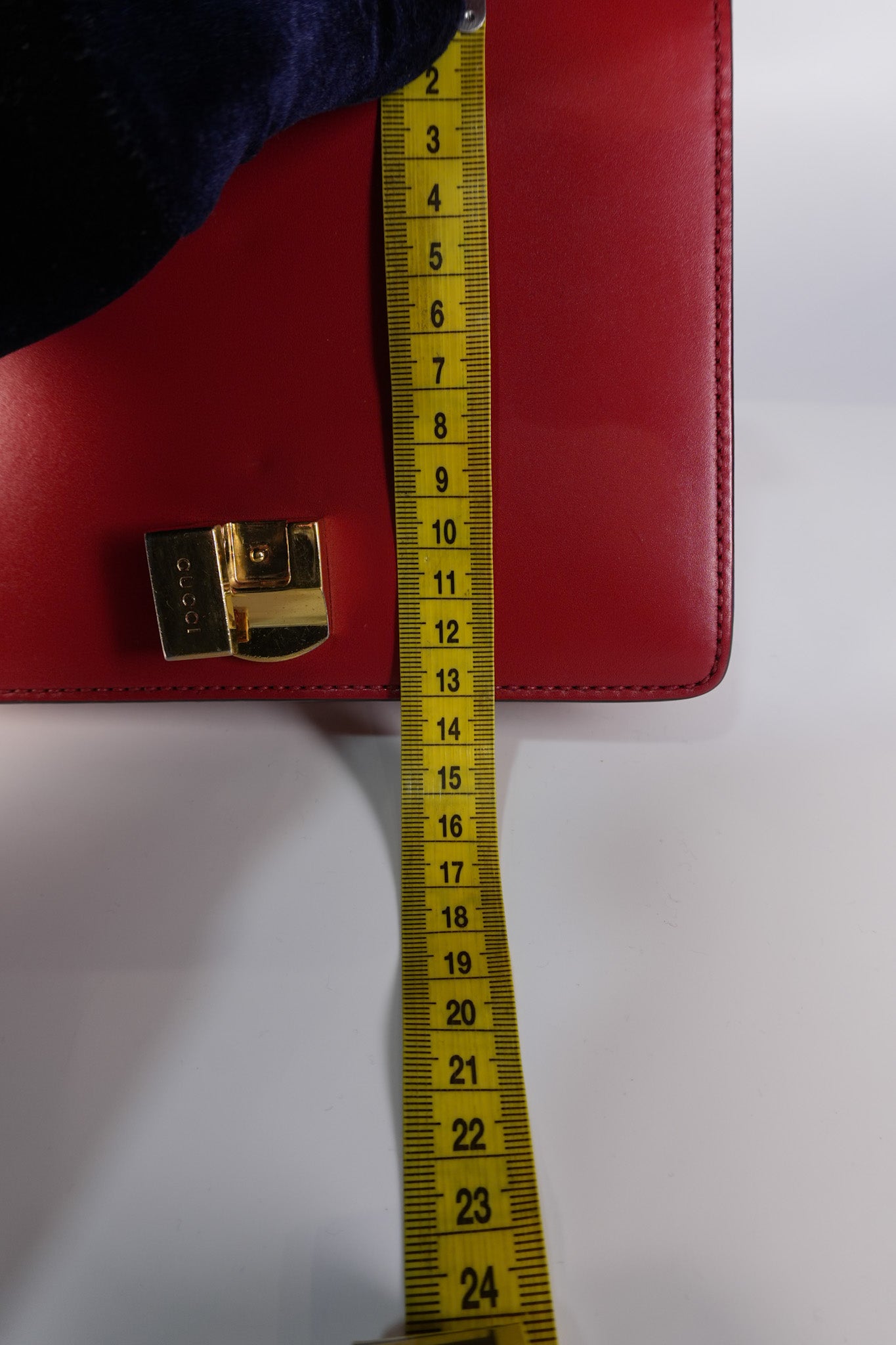 Mini Sylvie Shoulder Bag in Red Calfskin Leather & Gold Hardware | Purse Maison Luxury Bags Shop