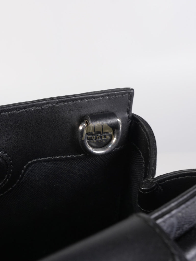 Mini Tote Bag in Black GG Supreme Canvas & Silver Hardware | Purse Maison Luxury Bags Shop