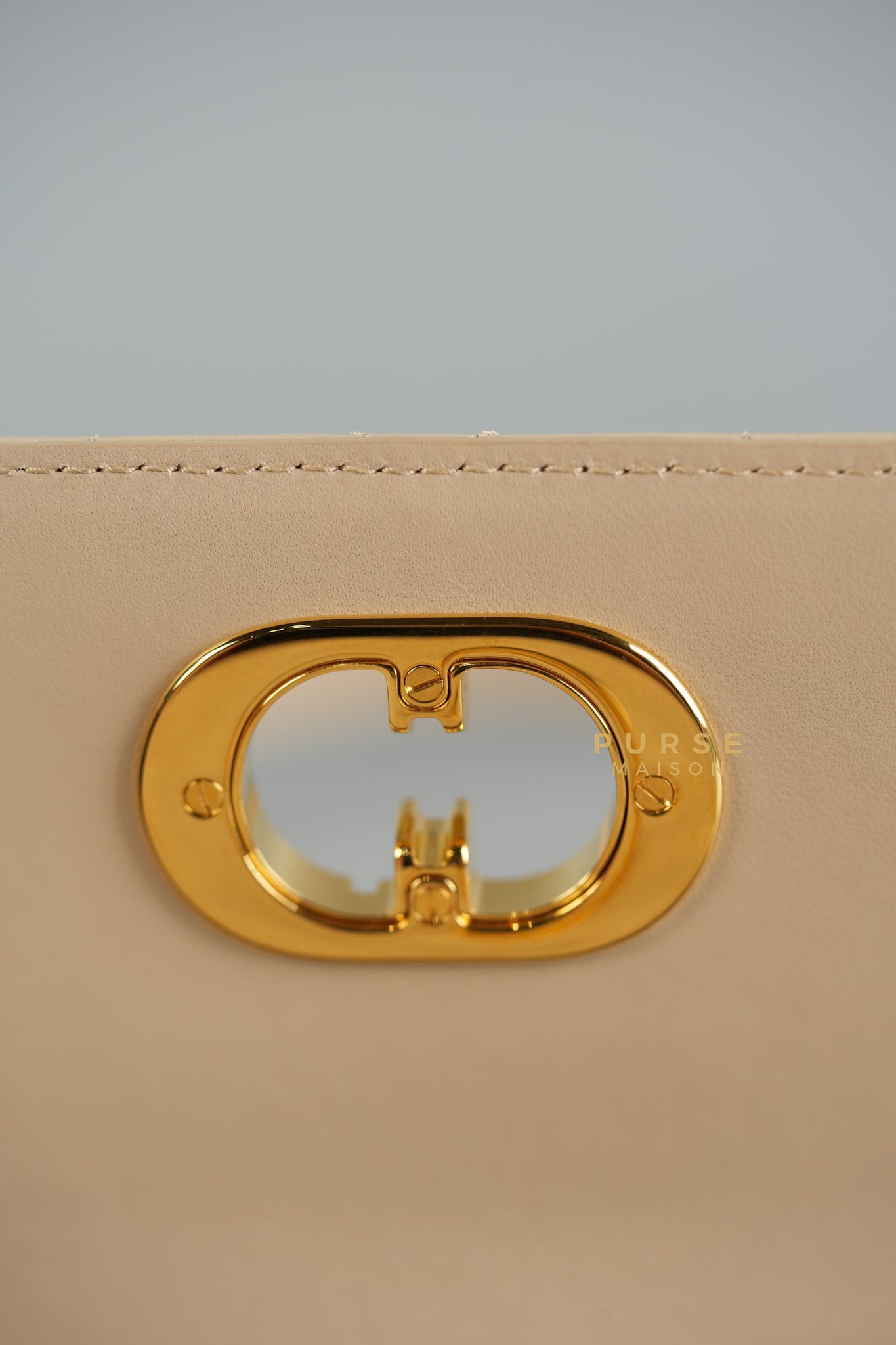 Miss Caro Mini Bag in Caramel Beige Macrocannage Lambskin | Purse Maison Luxury Bags Shop