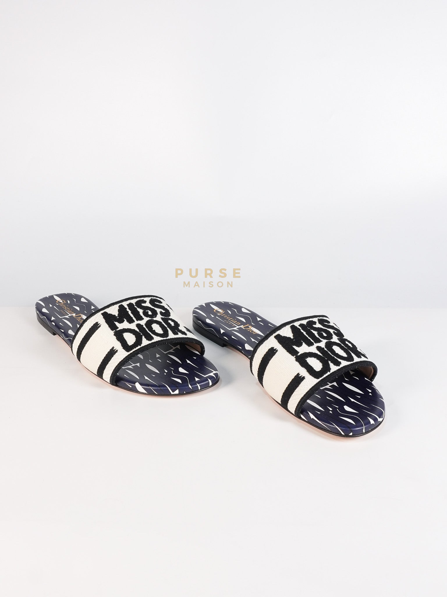 Miss Dior Sandals in Blue Size 37.5 (23.5cm) | Purse Maison Luxury Bags Shop