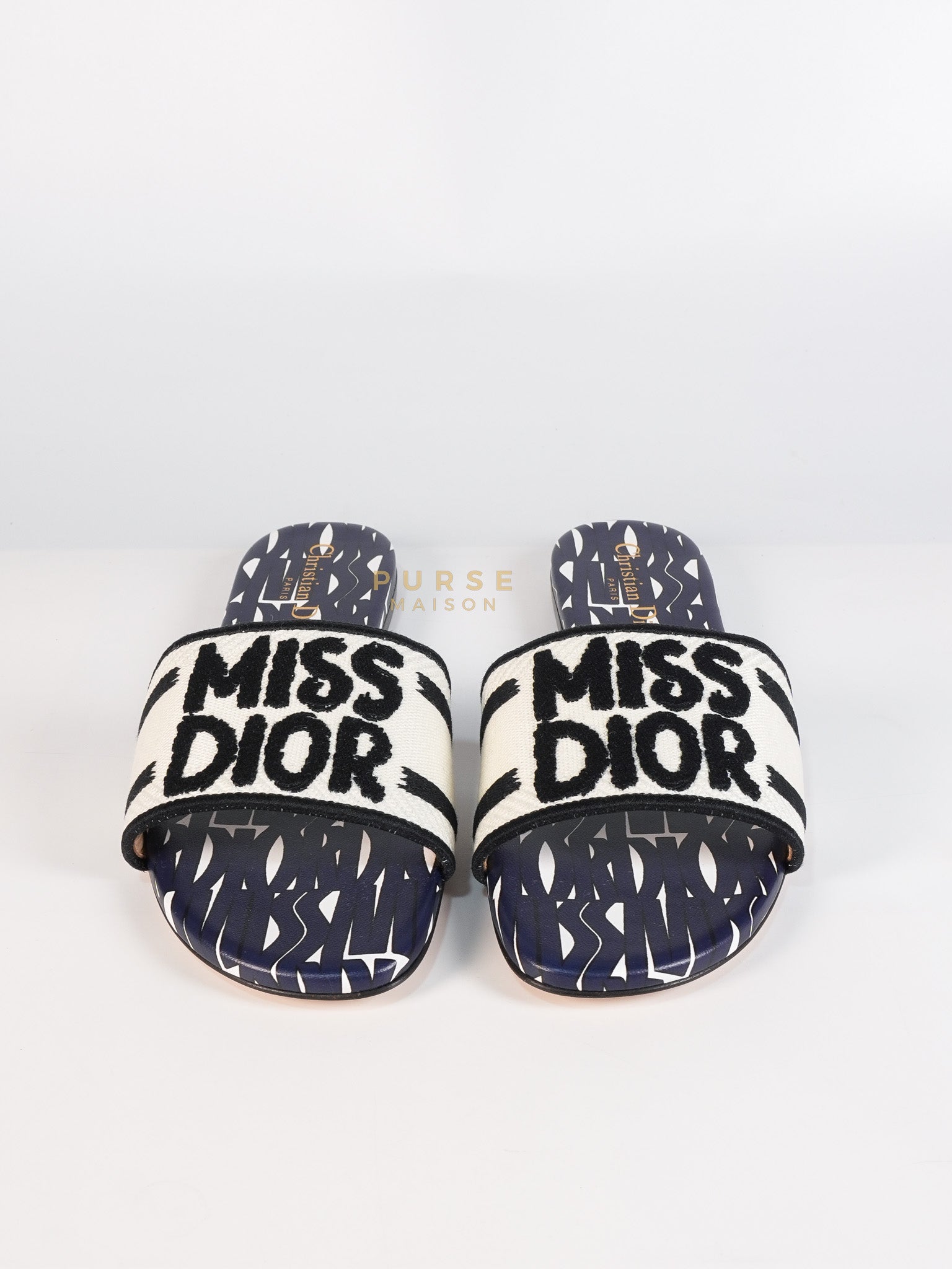 Miss Dior Sandals in Blue Size 37.5 (23.5cm) | Purse Maison Luxury Bags Shop